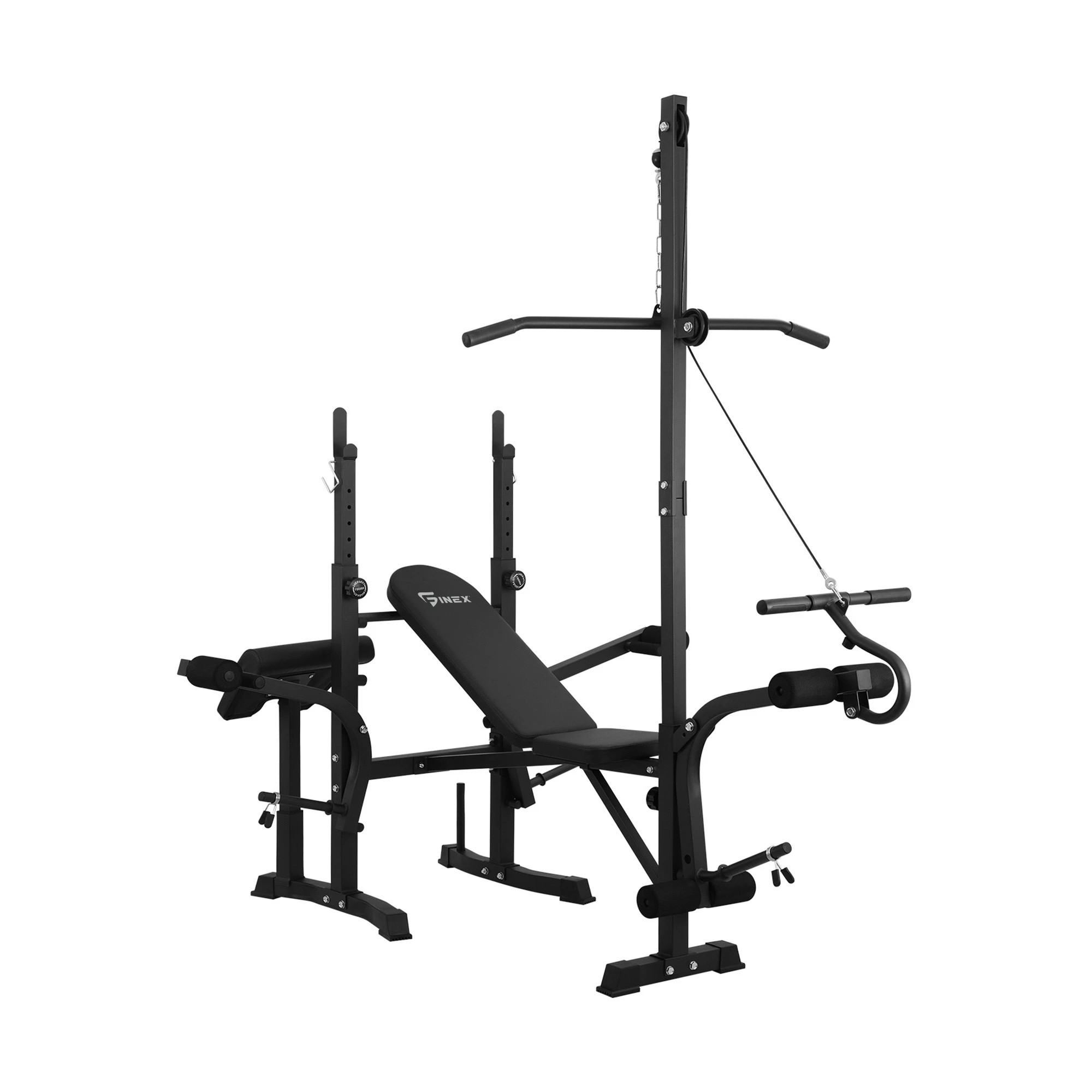 5 Finex Weight Bench Press Pulldown Multi-Station - Black, 5 of 8