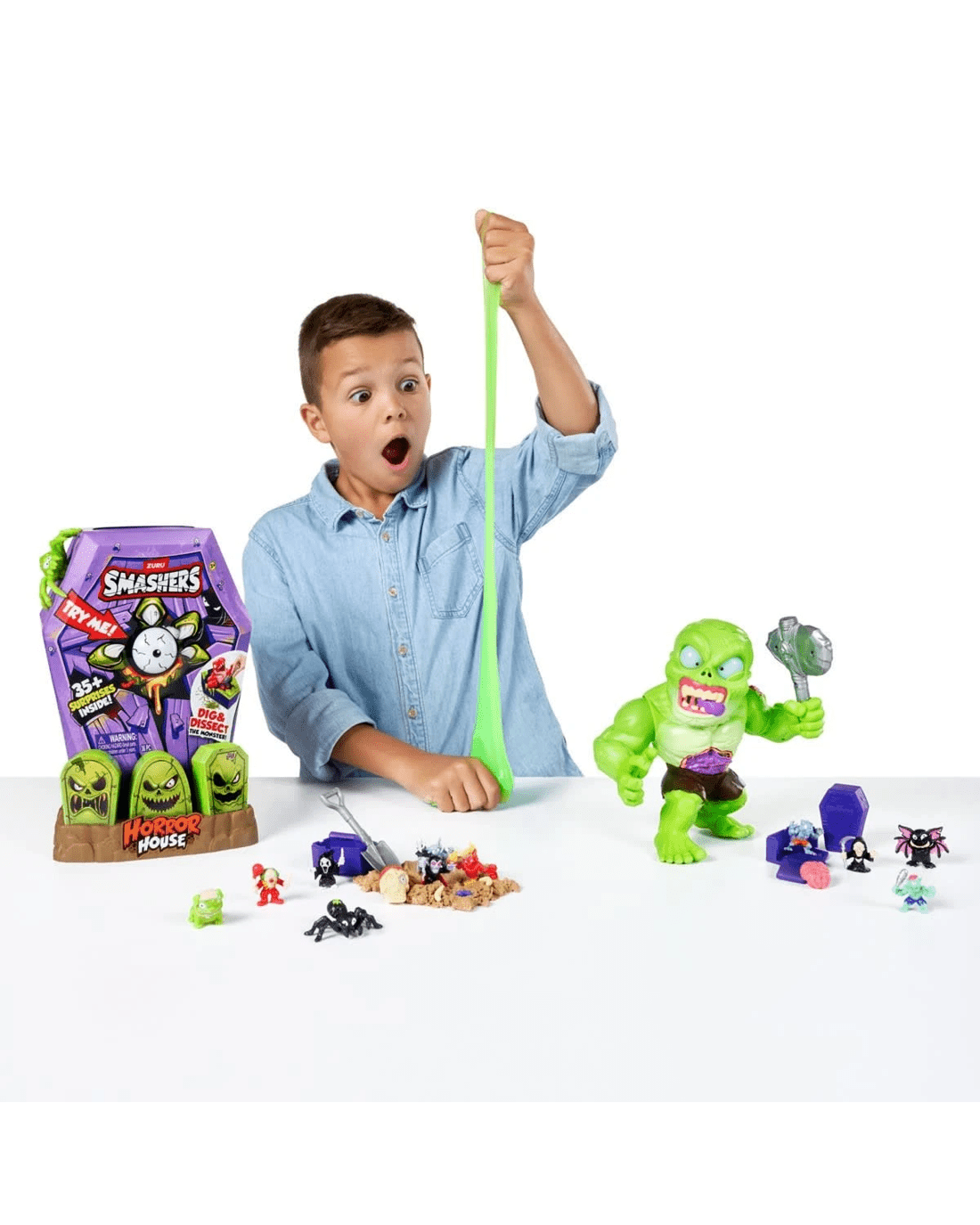 7 36 Piece Zuru Smashers Mega Horror House Playset - Assorted, 7 of 10