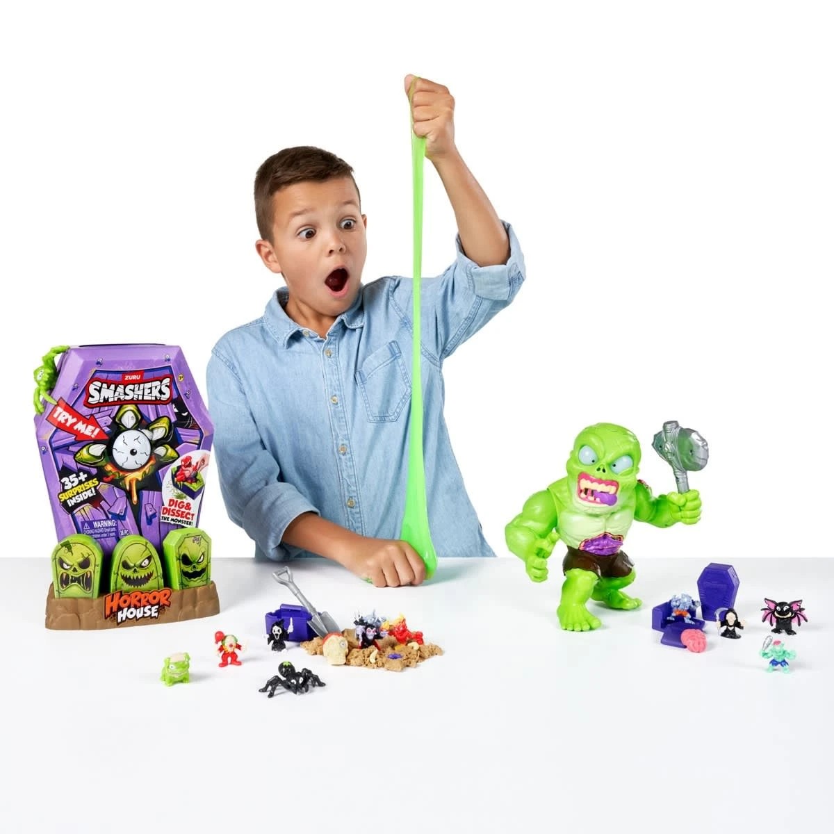 7 36 Piece Zuru Smashers Mega Horror House Playset - Assorted, 7 of 10