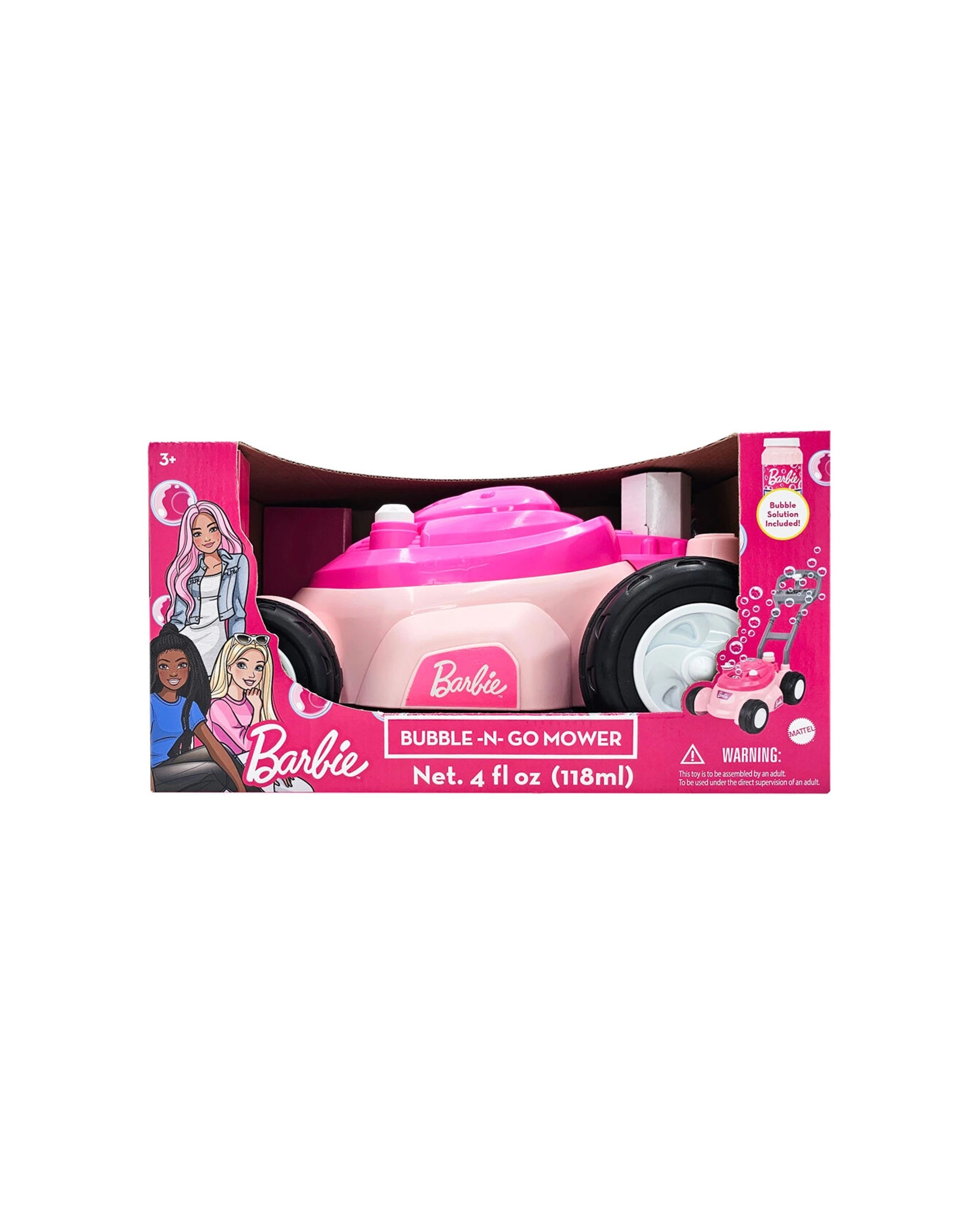 7 Barbie Bubble N Go Lawn Mower Automatic Bubbles Kids Outdoor Toy - Pink, 7 of 7