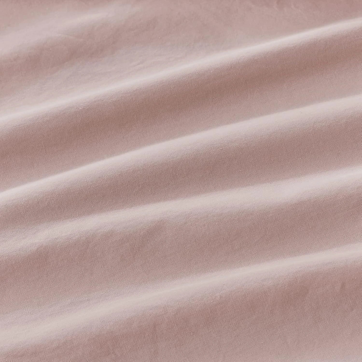 3 Gioia Casa Vintage Washed Cotton Quilt Cover Set Soft Breathable - Double Bed - Pink, 3 of 4