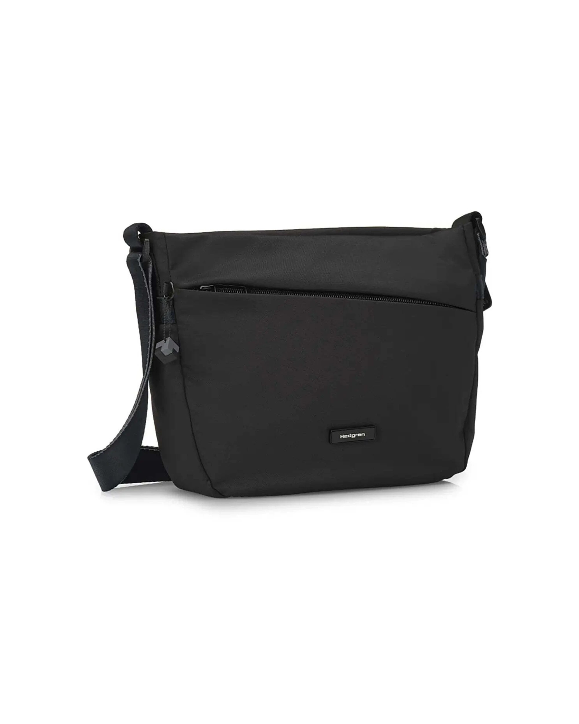 1 Hedgren Gravity Medium Crossover Shoulder Bag Water Repellent Polyester - Black, 1 of 4