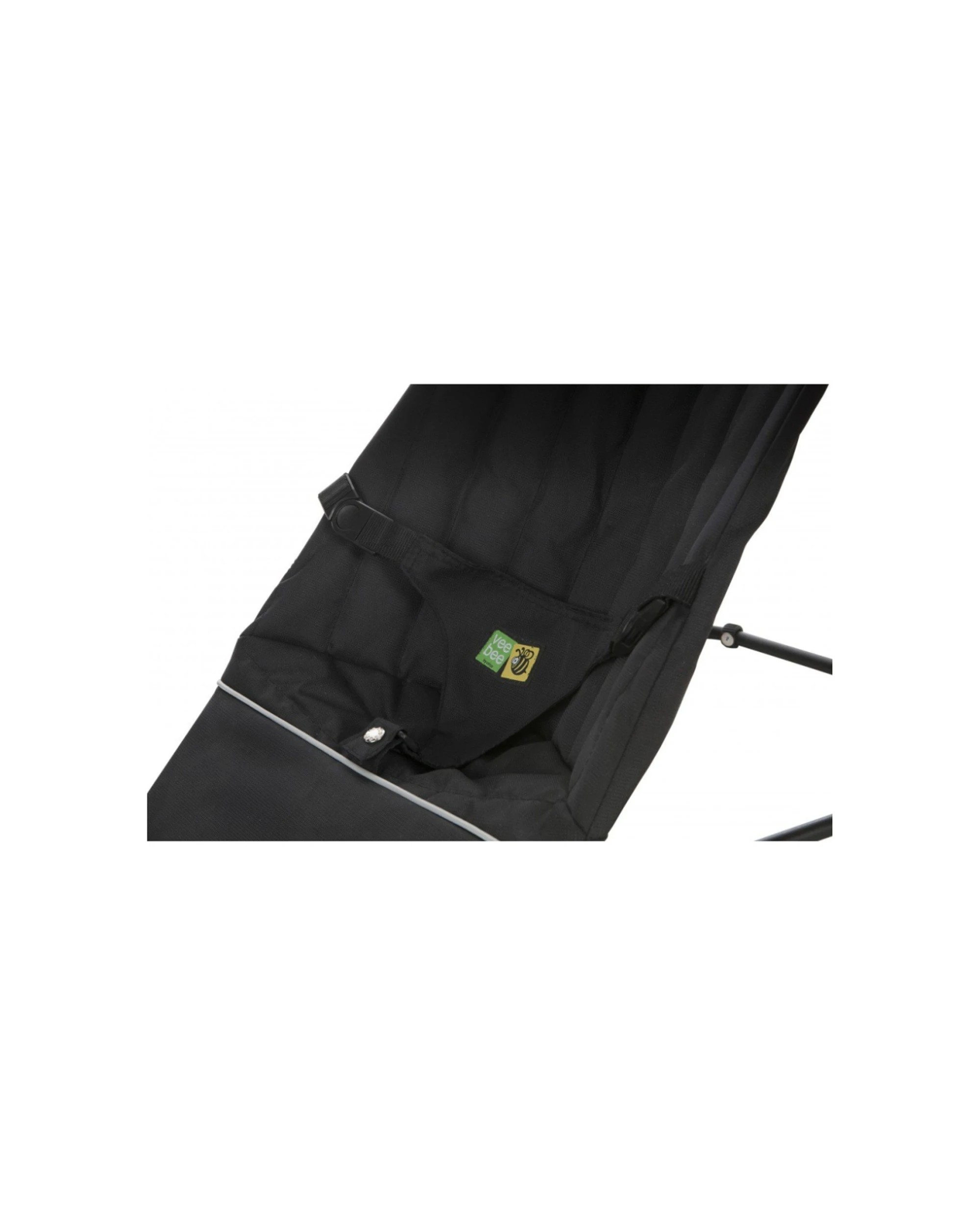 4 VeeBee Minder Mesh Baby Bouncer Rocker 3-Position Recline Harness Toy Bar - Grey, 4 of 5