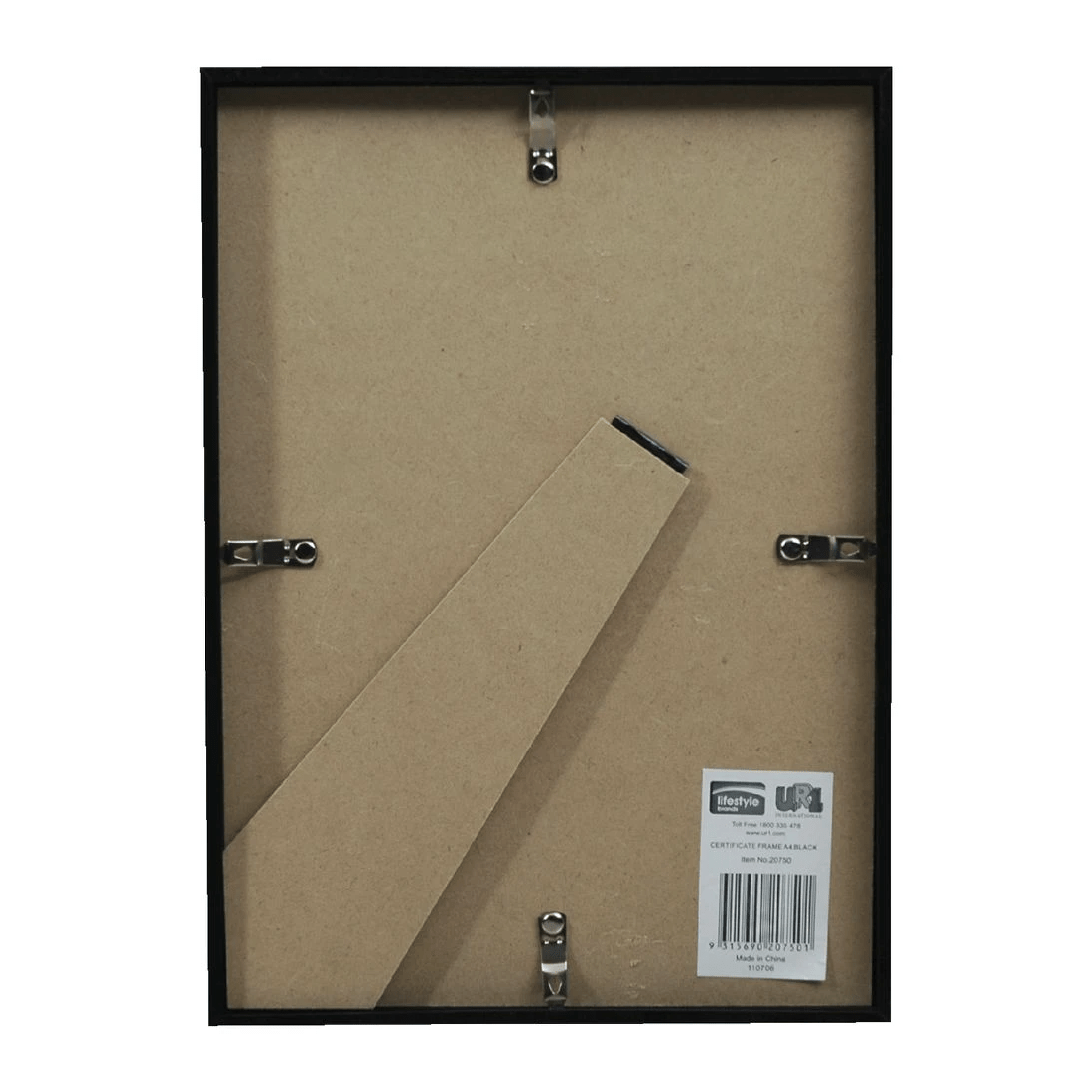 4 A4 Certificate Frame Black, 4 of 4