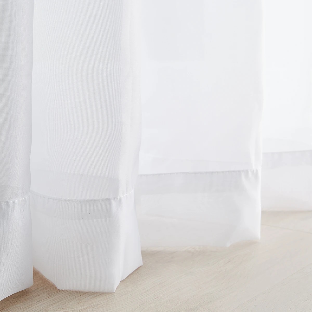 5 Biscay Voile Rod Pocket Curtain - 300cm x 213cm, 5 of 6