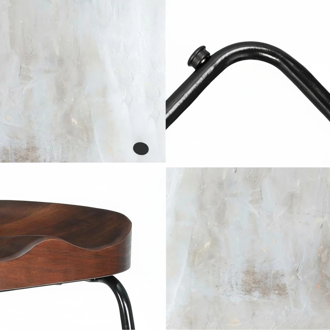 6 Artiss 2x Bar Stools Tractor Seat 65cm - Brown, 6 of 7