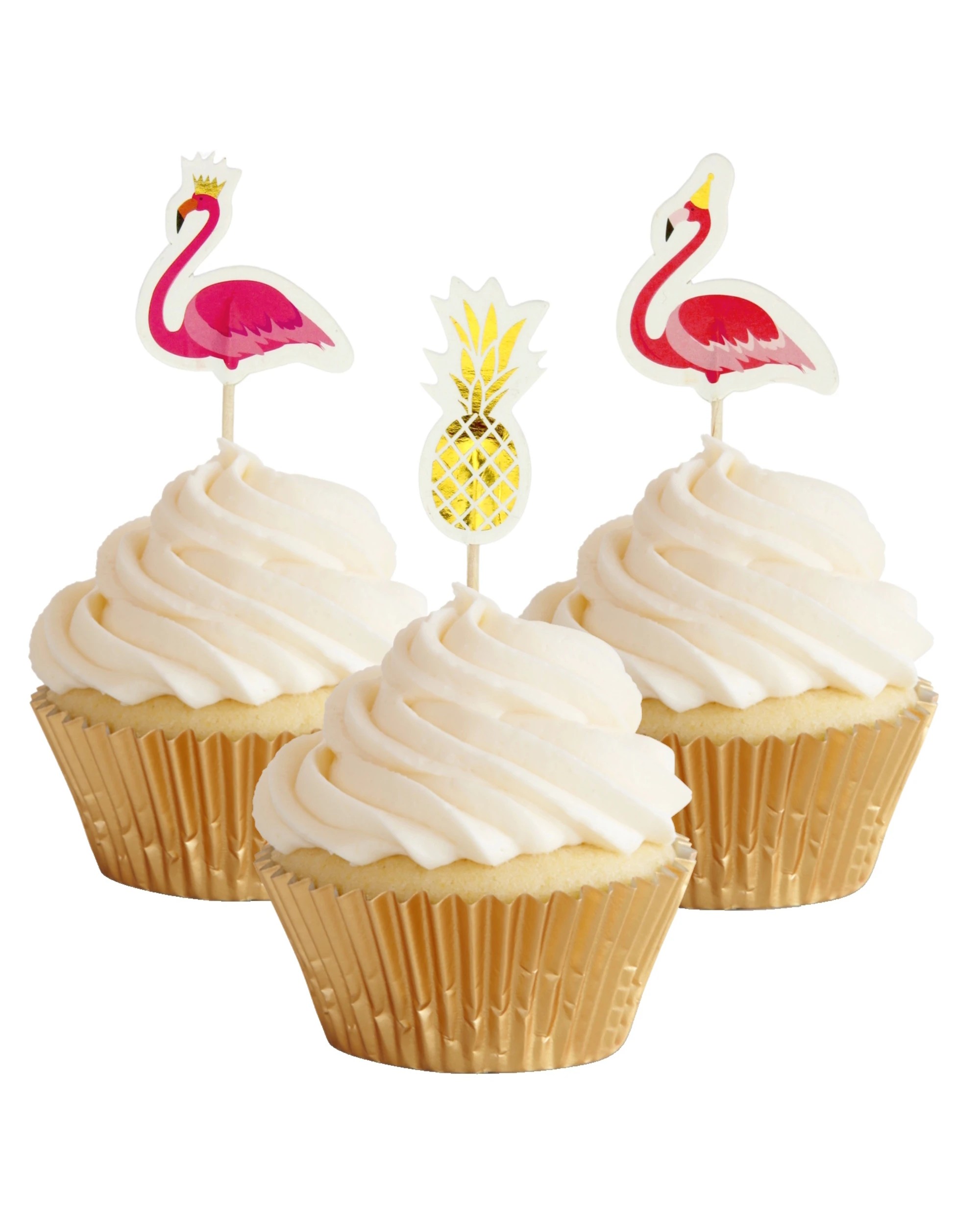 1 Amscan Fancy Flamingos Picks Pack of 12, 1 of 1