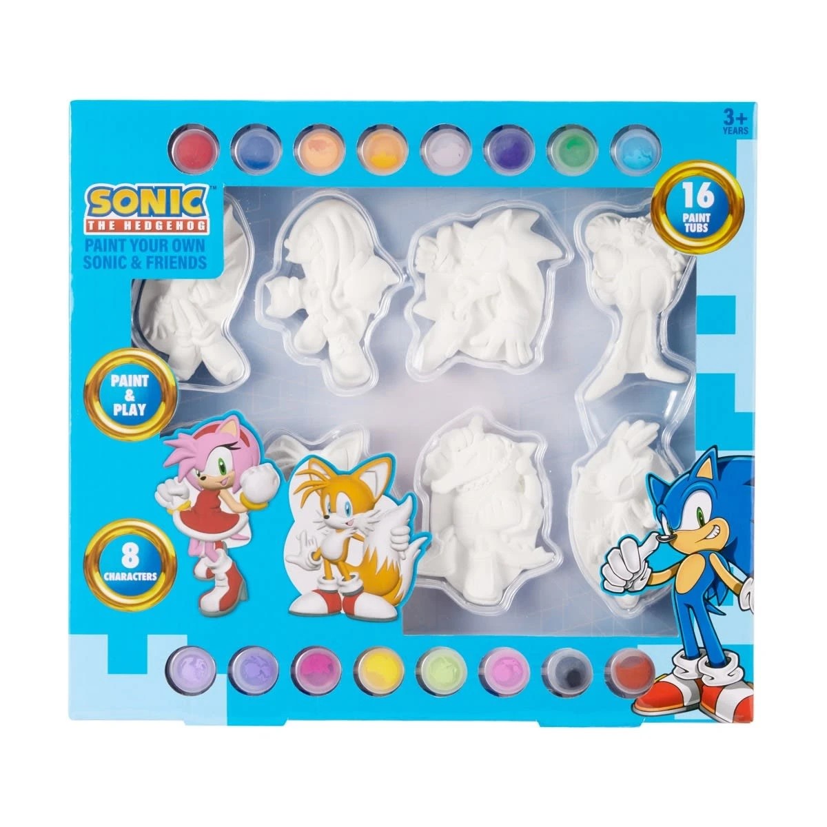 1 Sonic The Hedgehog Paint Your Own Sonic and Friends Kit, 1 of 6