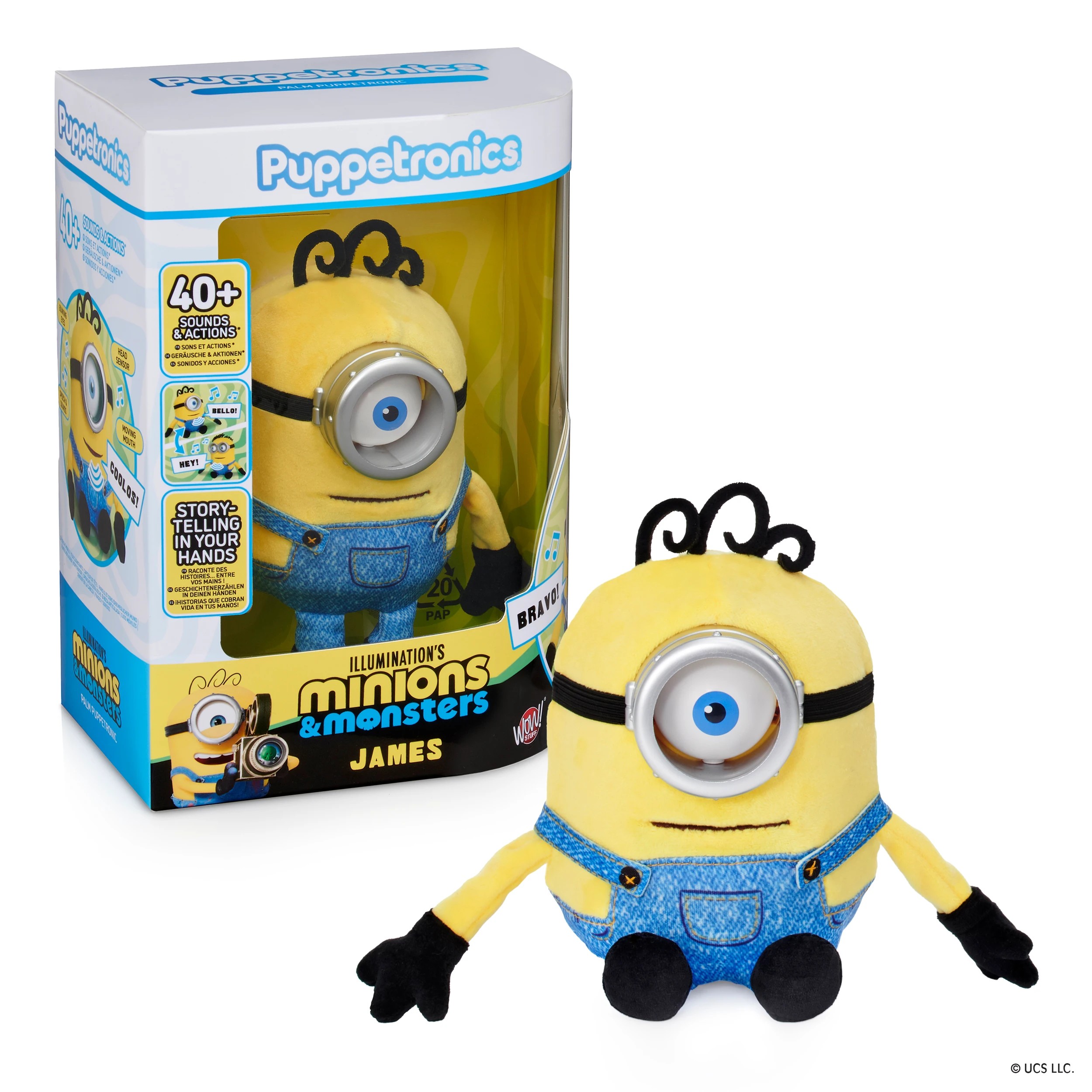 2 Illumination's Minions & Monsters Interactive Palm Puppetronic Toy - Assorted, 2 of 10