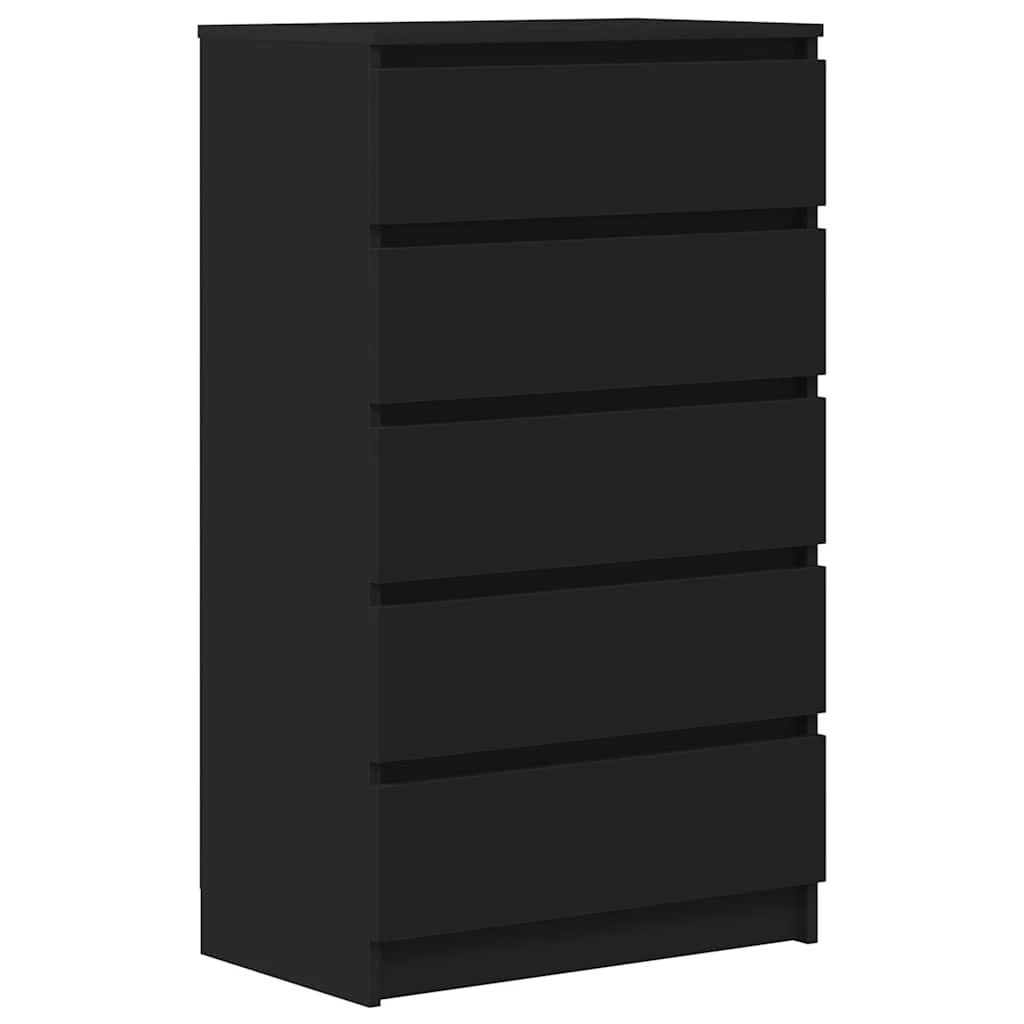 1 vidaXL drawer cabinet Ample Storage - Black, 1 of 10