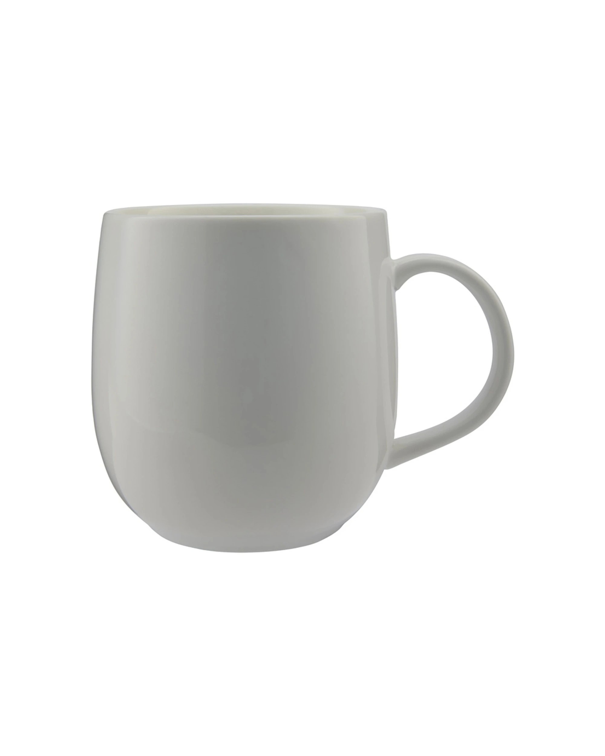 1 Maxwell And Williams White Basics Modern Mug 400ml Porcelain Microwave Safe - White, 1 of 3