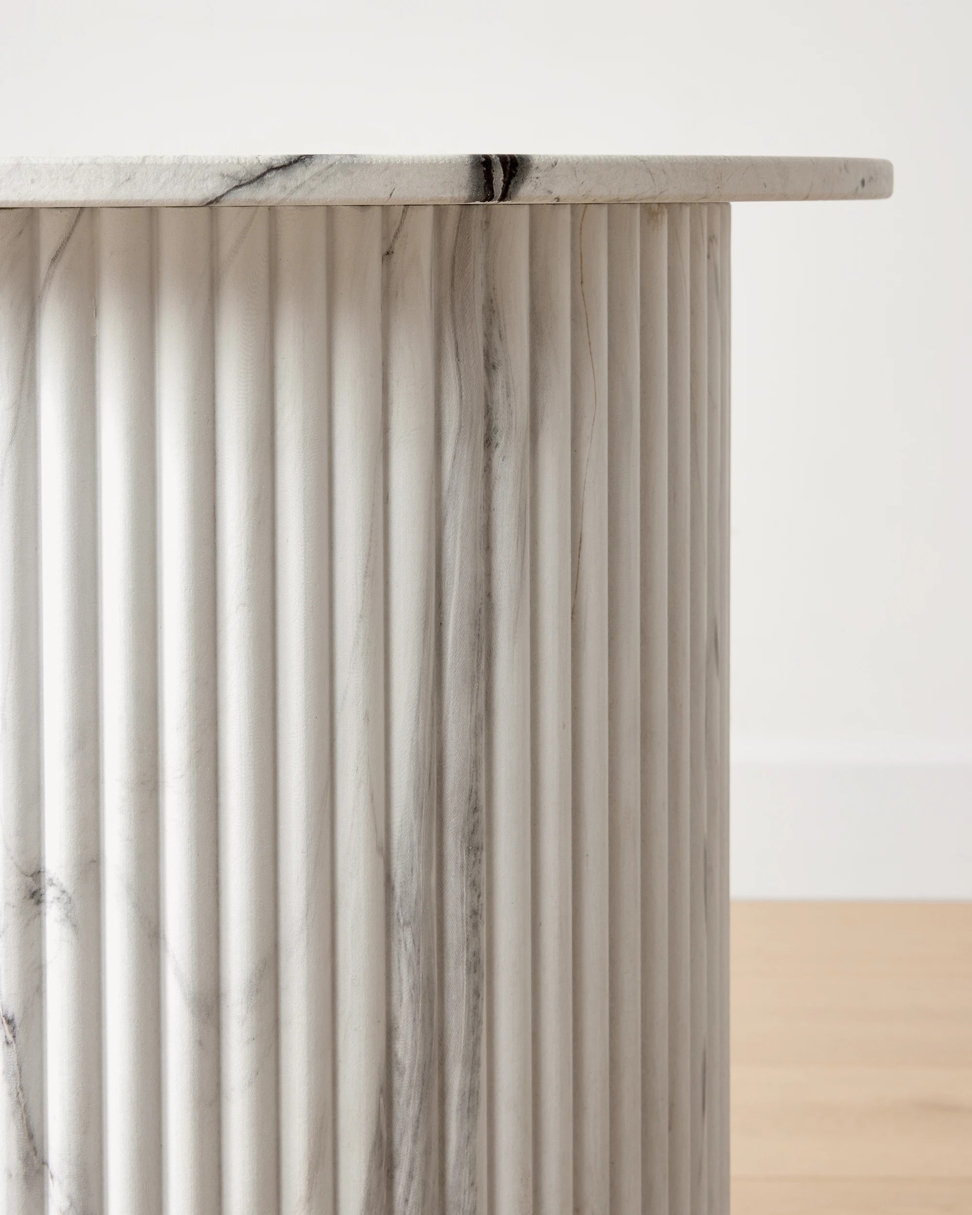 5 Marble Look Side Table, 5 of 7