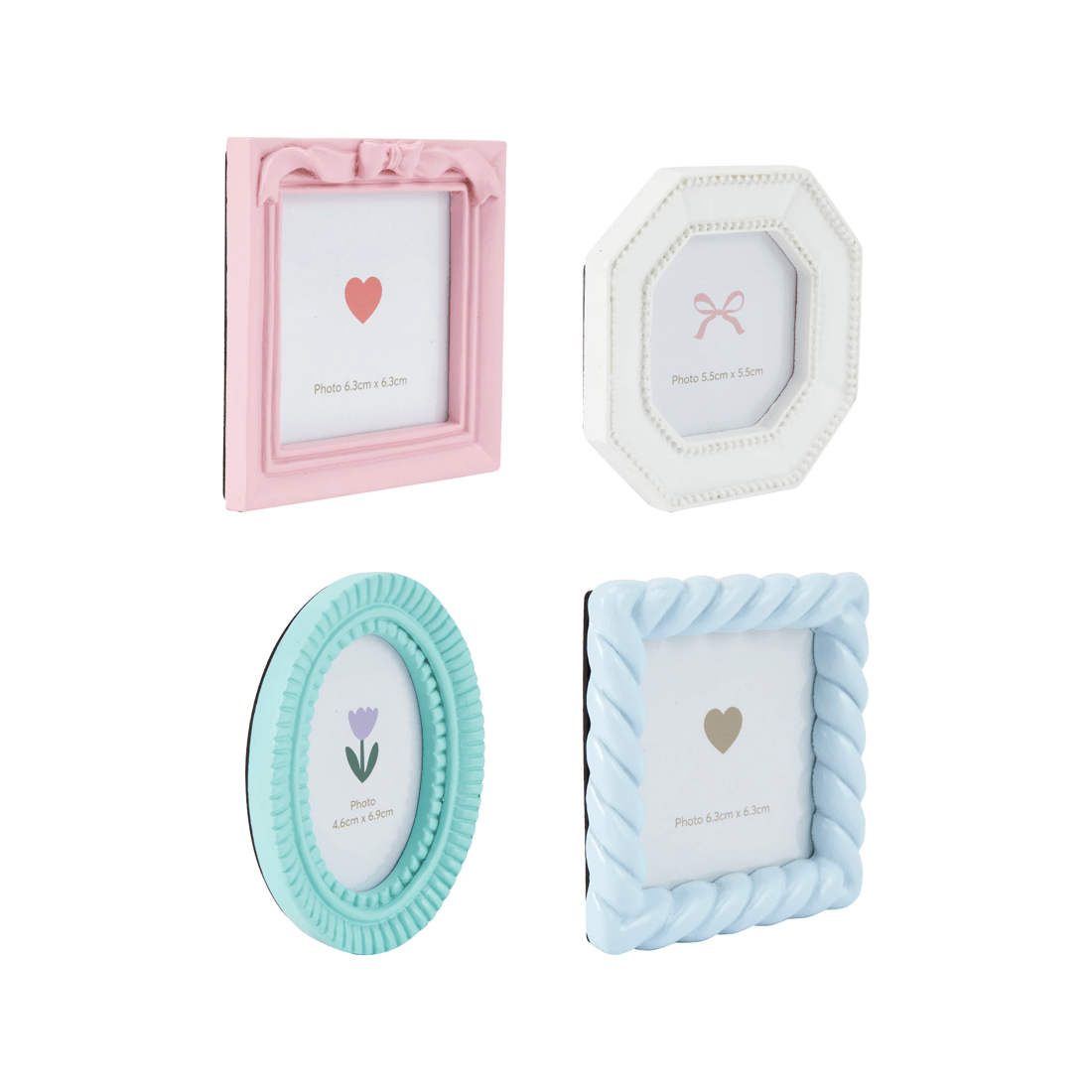 2 4 Pack Magnetic Photo Frames, 2 of 5