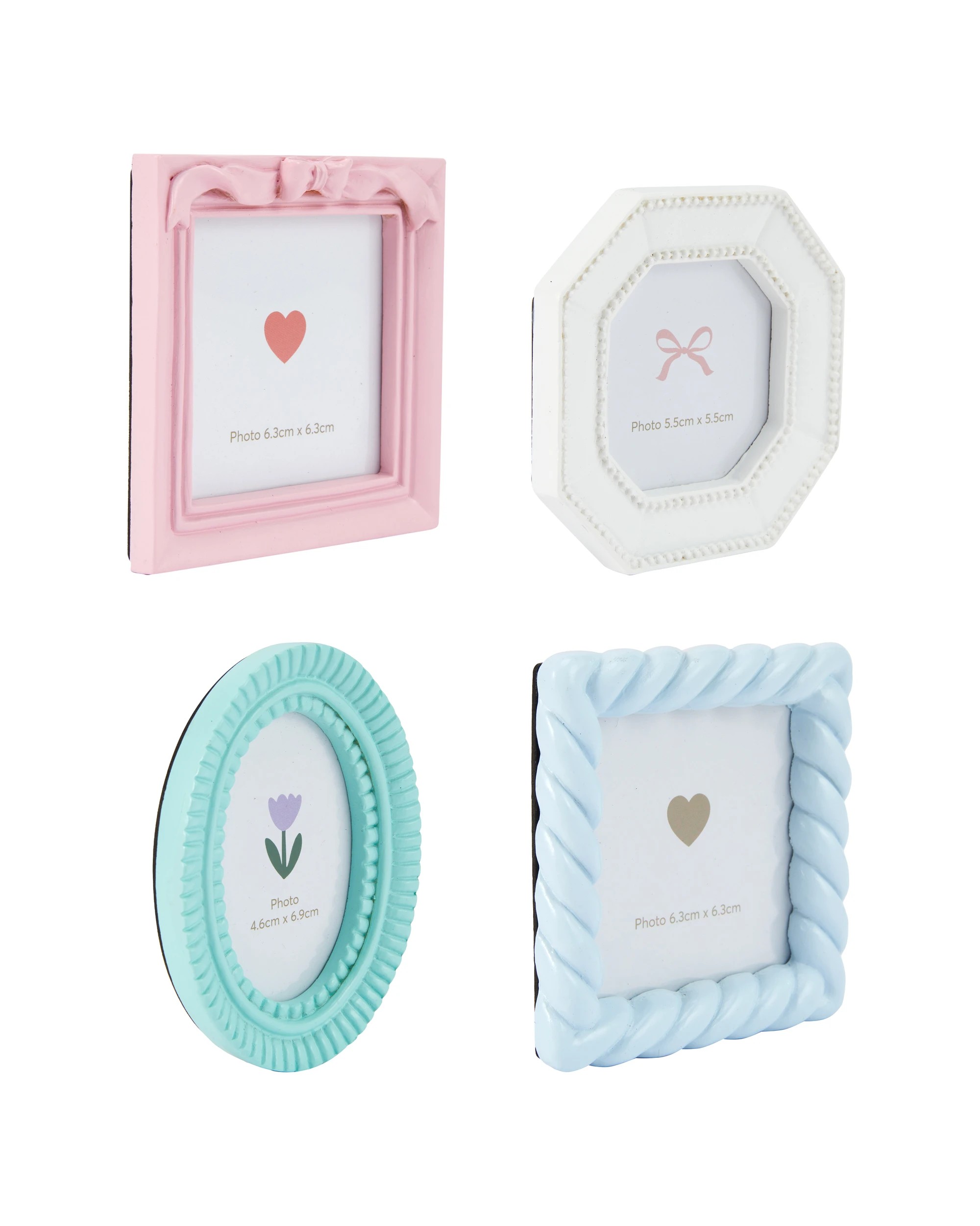 2 4 Pack Magnetic Photo Frames, 2 of 5