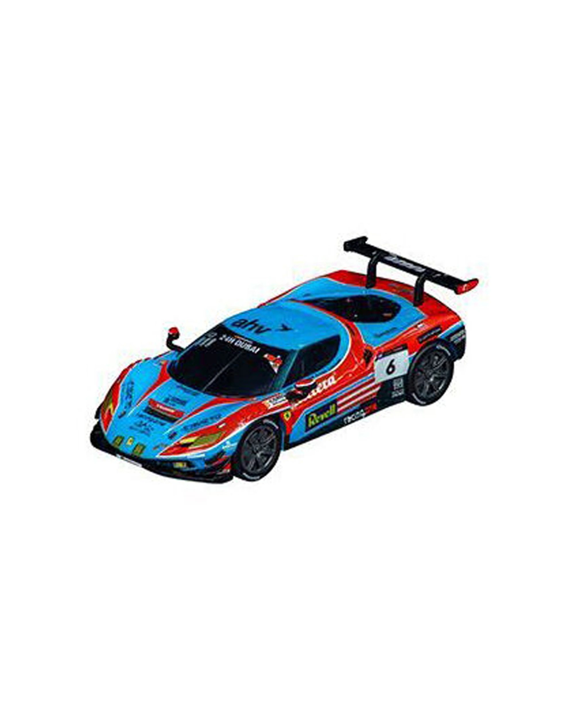 3 Carrera Ferrari 296 GT3 No 20 24H Dubai Slot Car 1.43 Scale With Lights Licensed - Multi, 3 of 3
