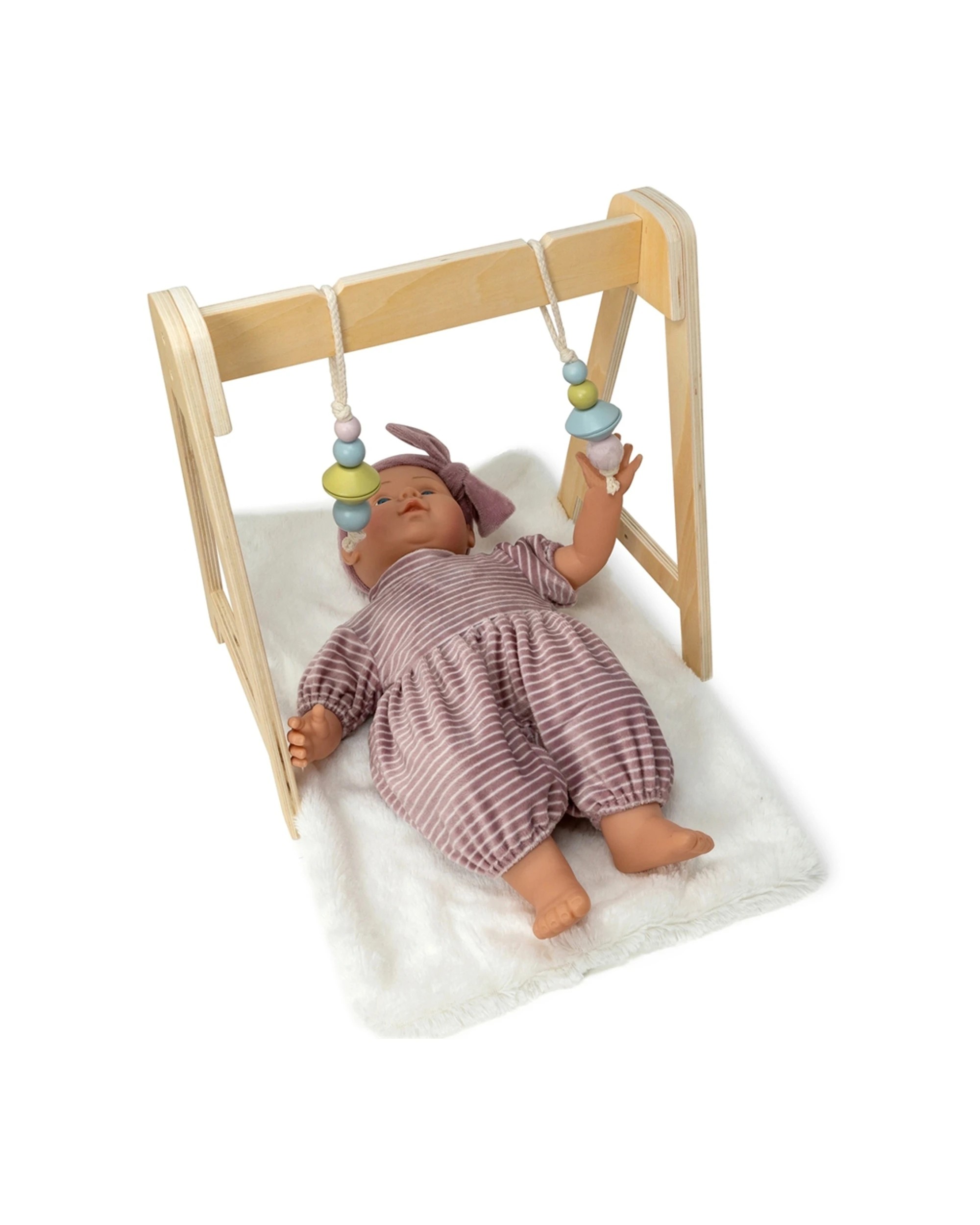 2 By Astrup Dolls Wooden Activity Gym Play Toy Kids Children - Multi, 2 of 2