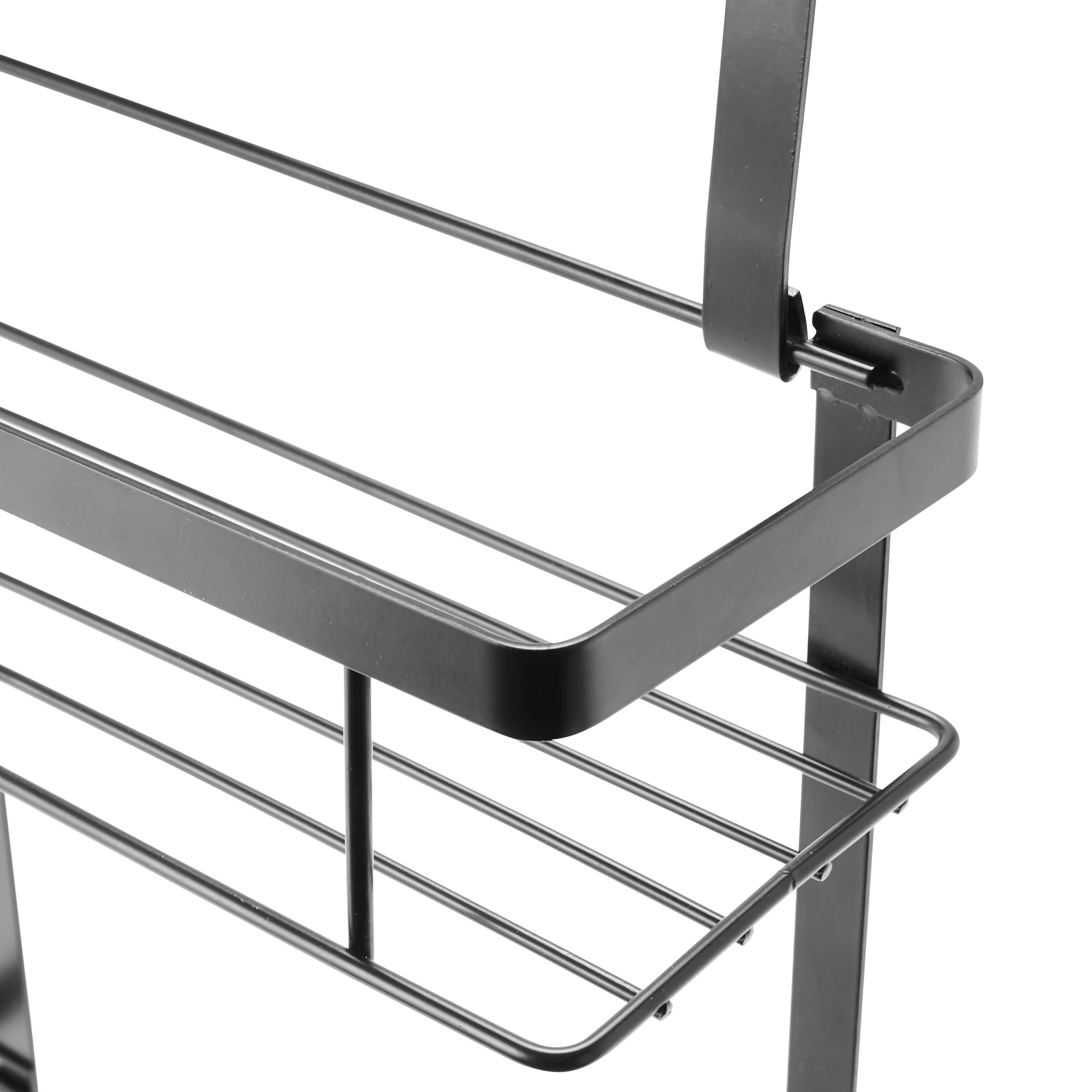 5 Over Door Shower Caddy - Black, 5 of 7