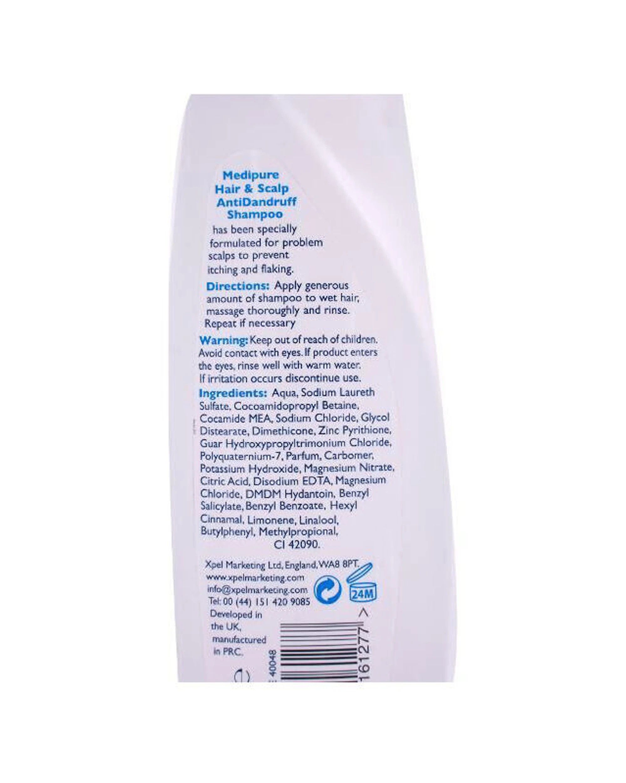 6 Medipure 6PK Hair & Scalp Anti-Dandruff Shampoo Suitable For All Hair Types 400ml - Multi, 6 of 6