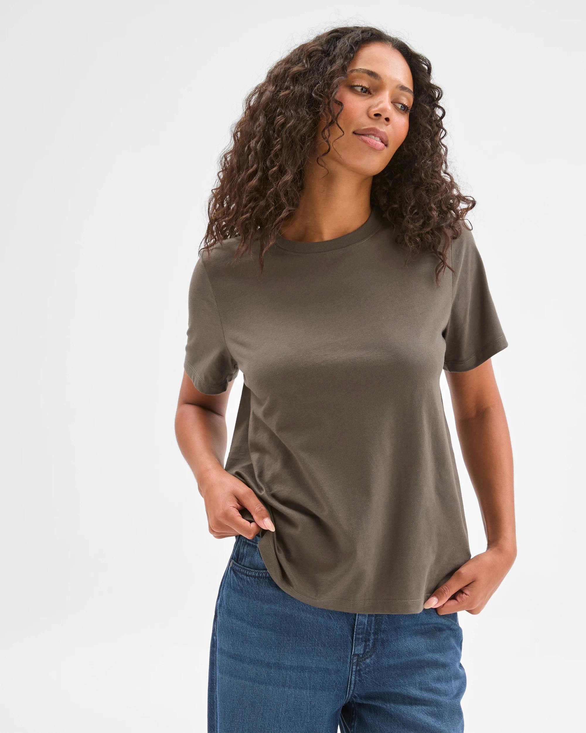 1 Target Australian Cotton Classic T-Shirt OREGANO, 1 of 6