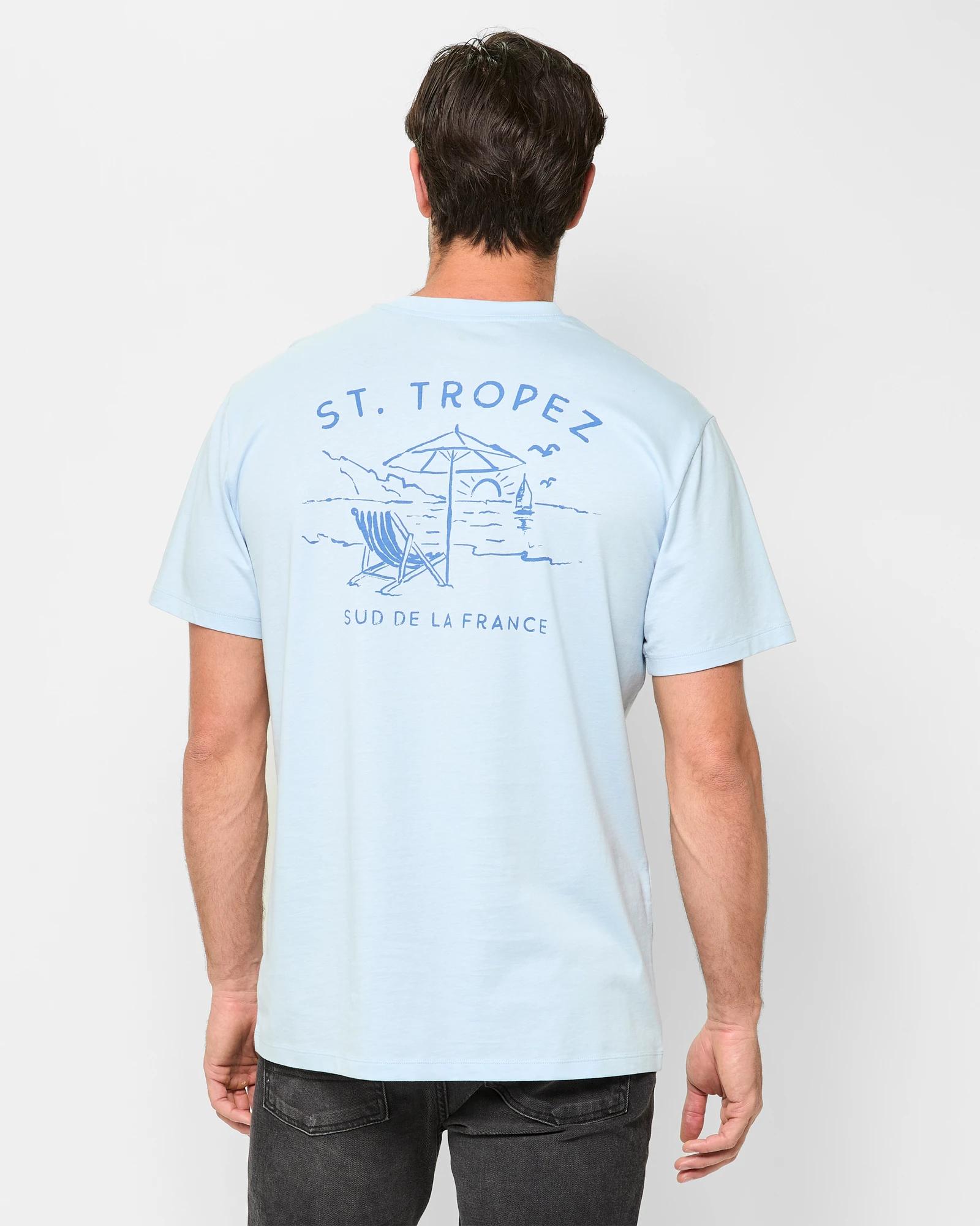 4 Target Australian Cotton Vacation Print T-shirt LIGHT BLUE, 4 of 5