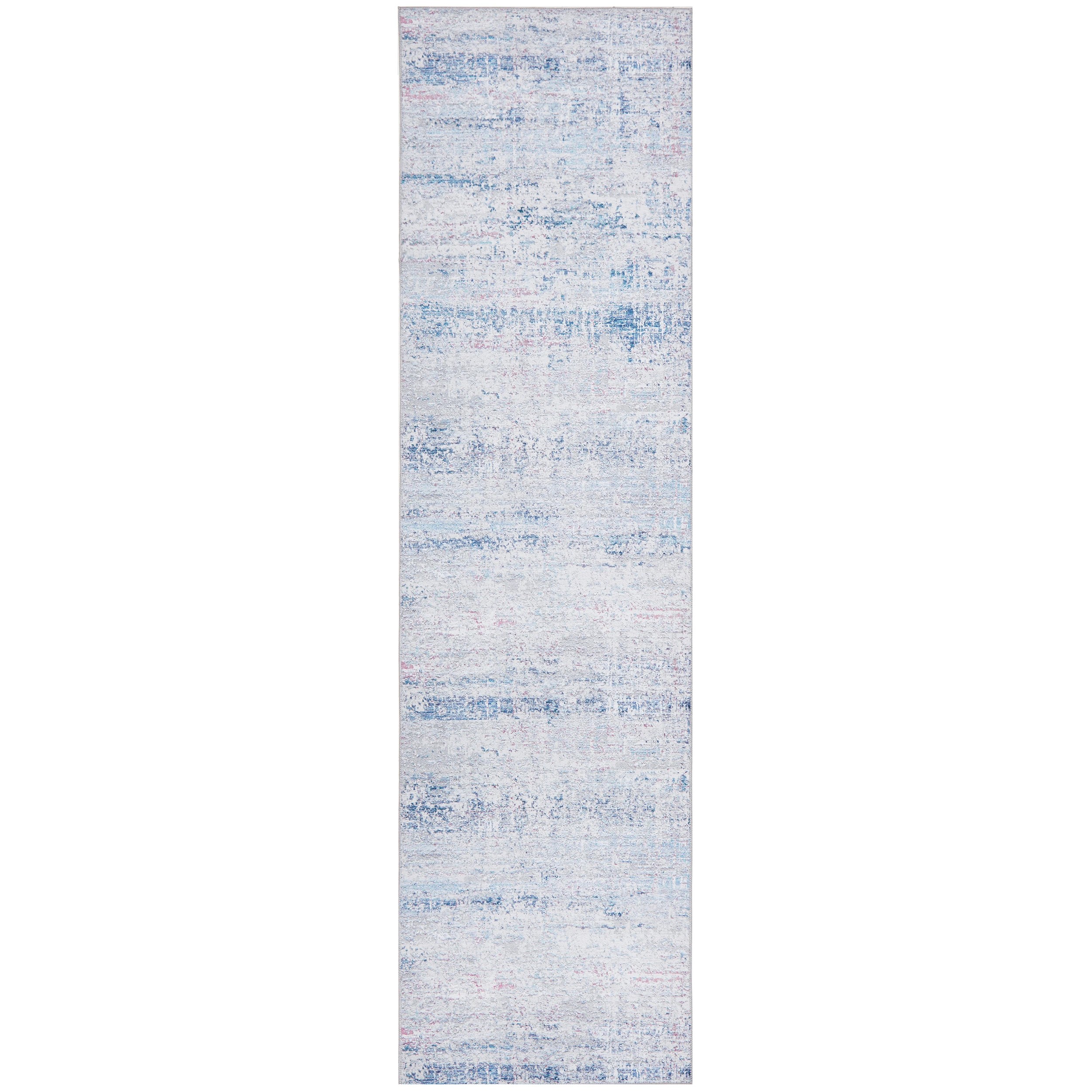 2 Common Ground Rugs Bazaar 144 300x80cm - Medium Runner Rug - Blue, 2 of 8