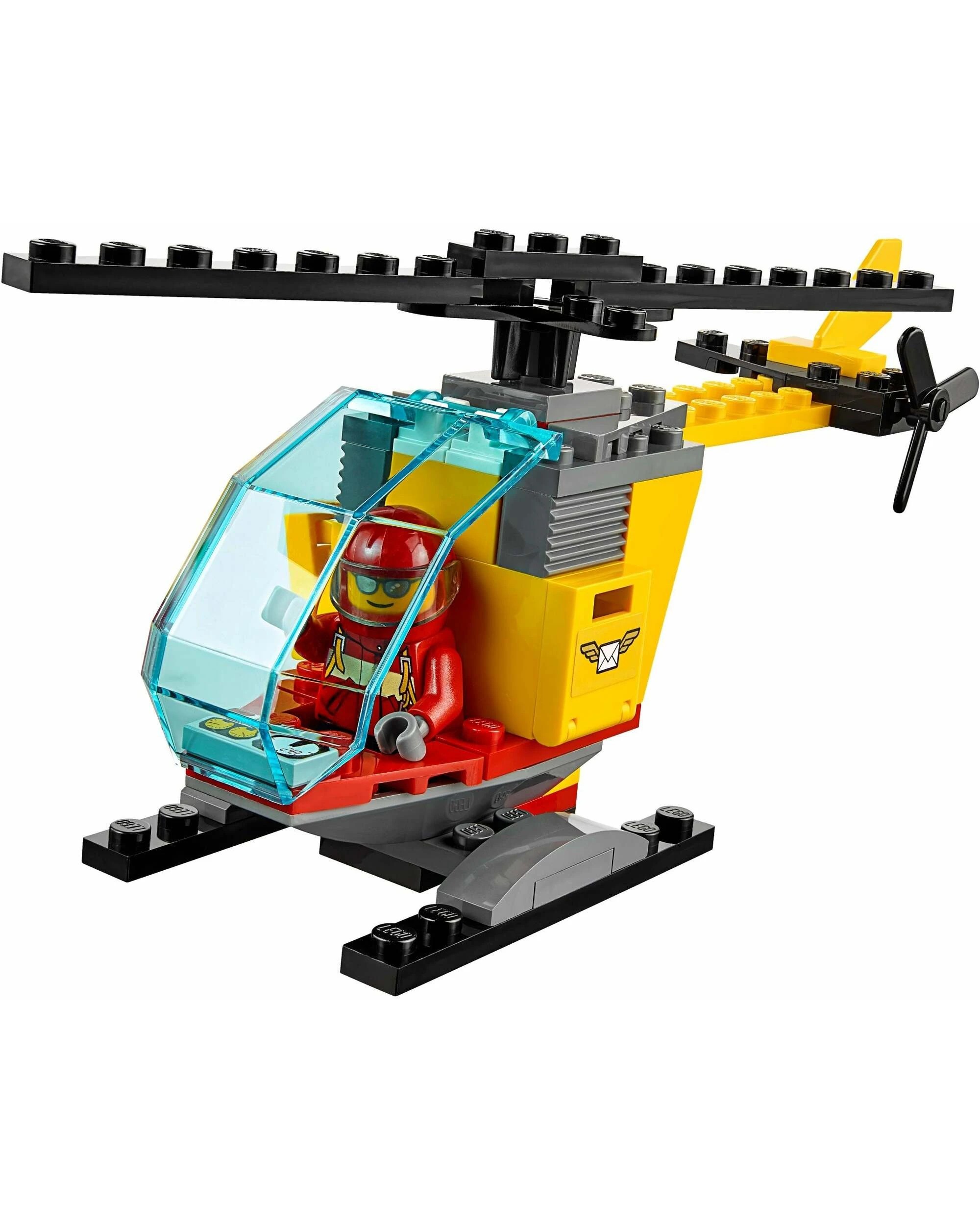 3 LEGO 60100 Airport Starter Set: Helicopter & Mail Delivery, 3 of 5