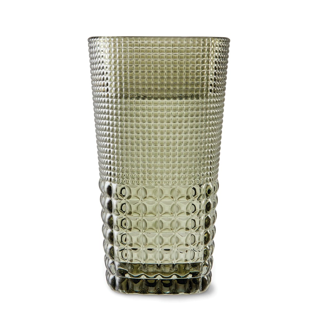3 6 Green Beaded Highball Glasses, 3 of 6