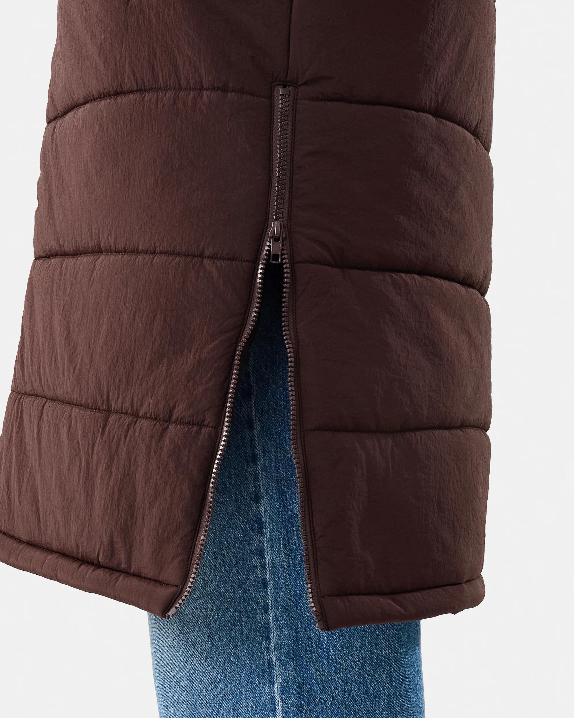 9 Hybrid Puffer Jacket Melt Brown, 9 of 9