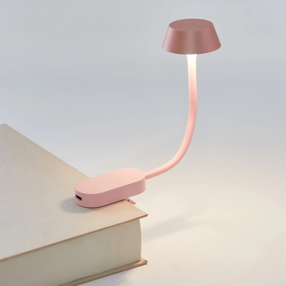 3 Lexon Mimi Flexible LED Lamp - Pink - Pink, 3 of 6