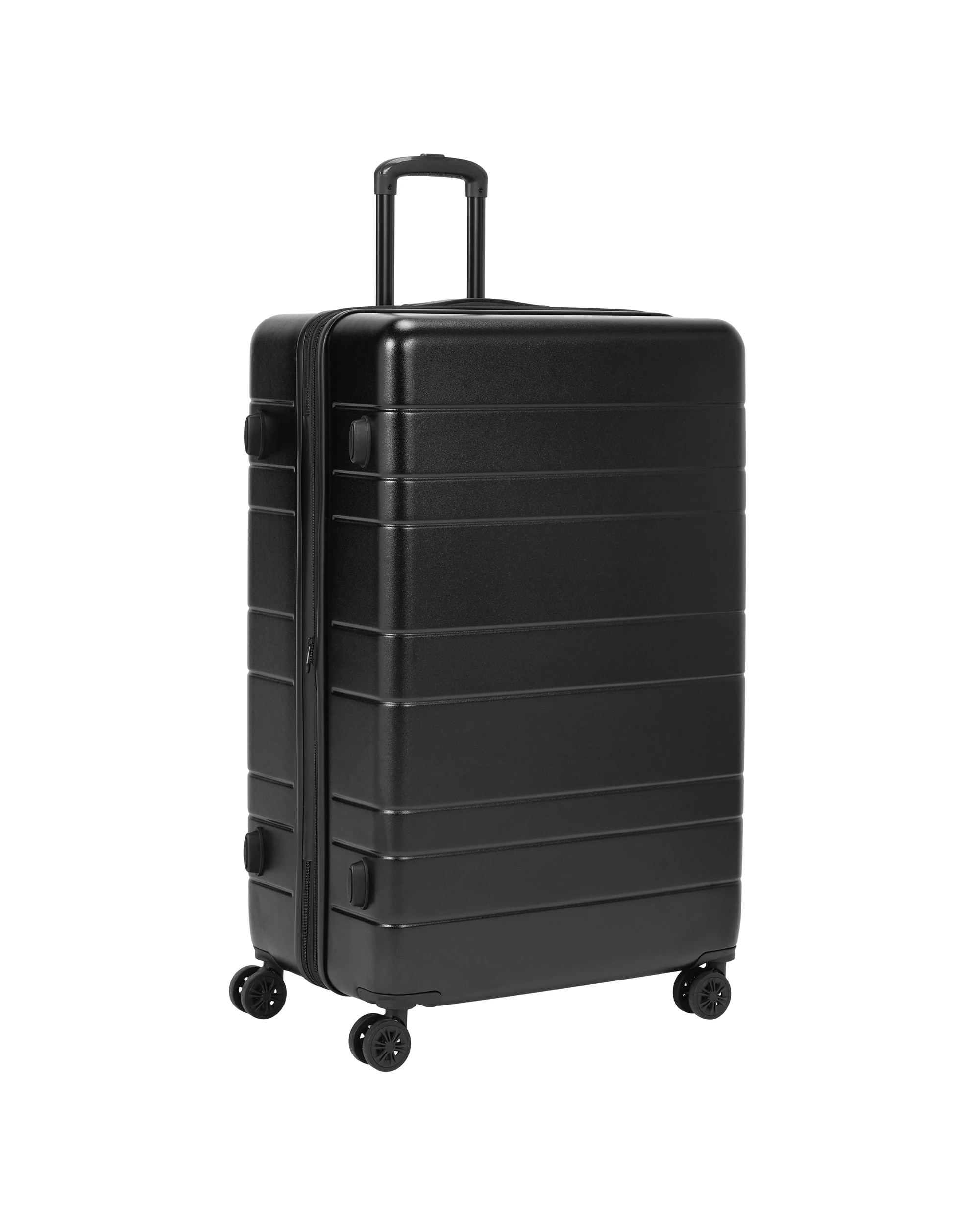 1 79cm Extra Large Hard Case Luggage - Black, 1 of 8