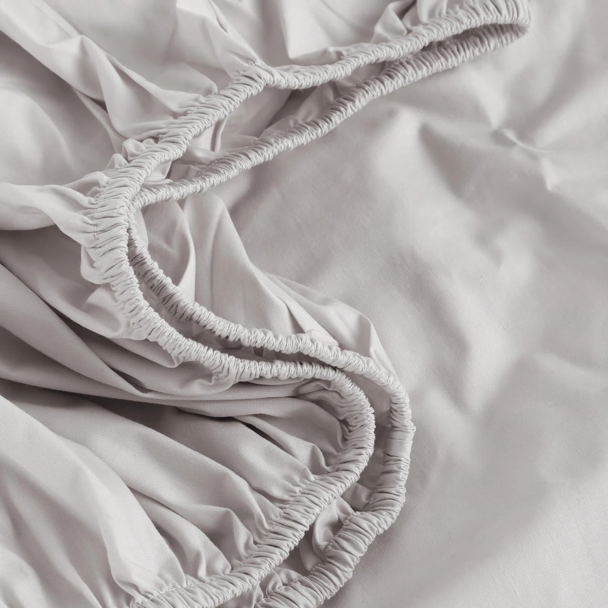 3 250 Thread Count Cotton Rich Sheet Set - Queen Bed, Oatmeal, 3 of 7