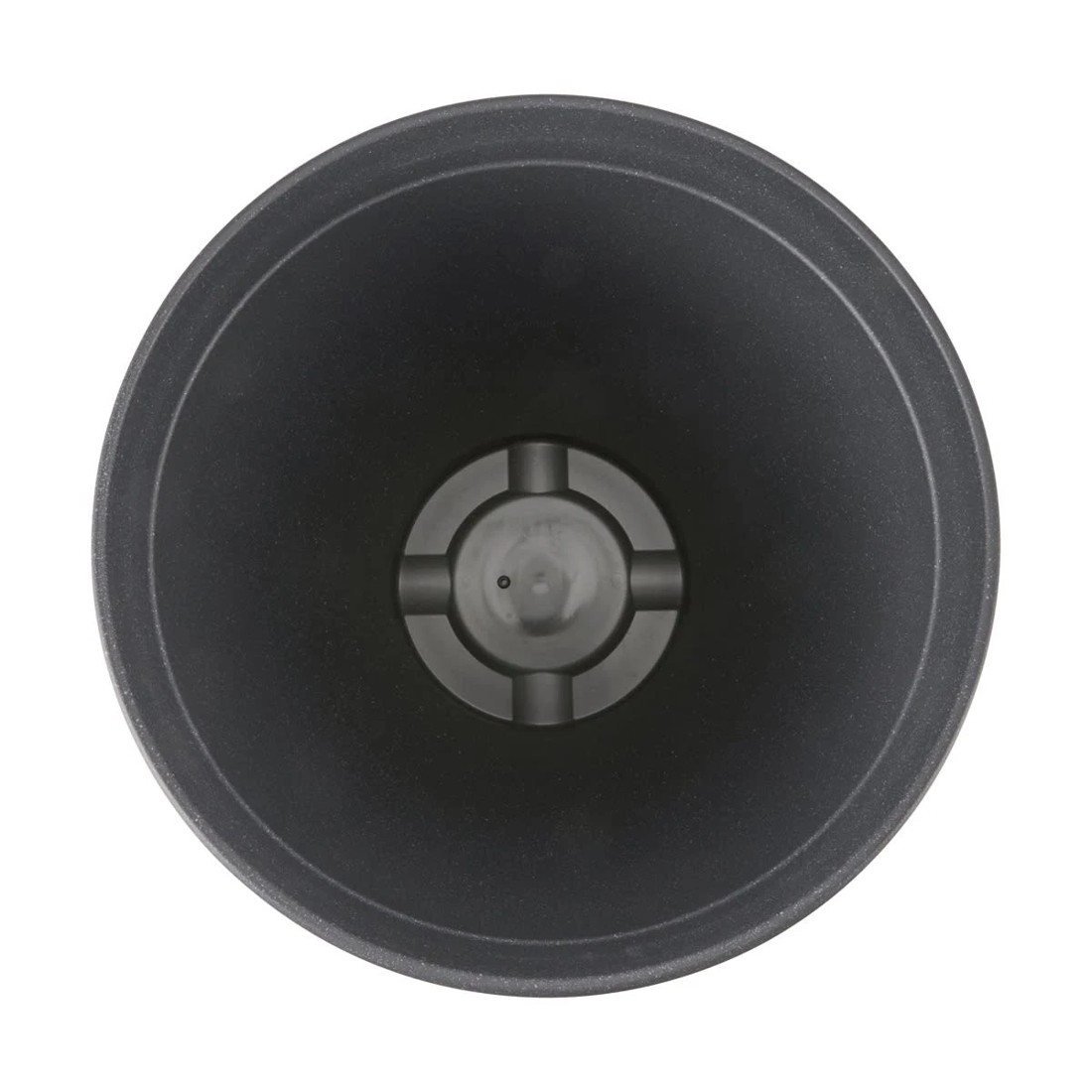 2 49cm Grey Textured Plastic Pot, 2 of 3