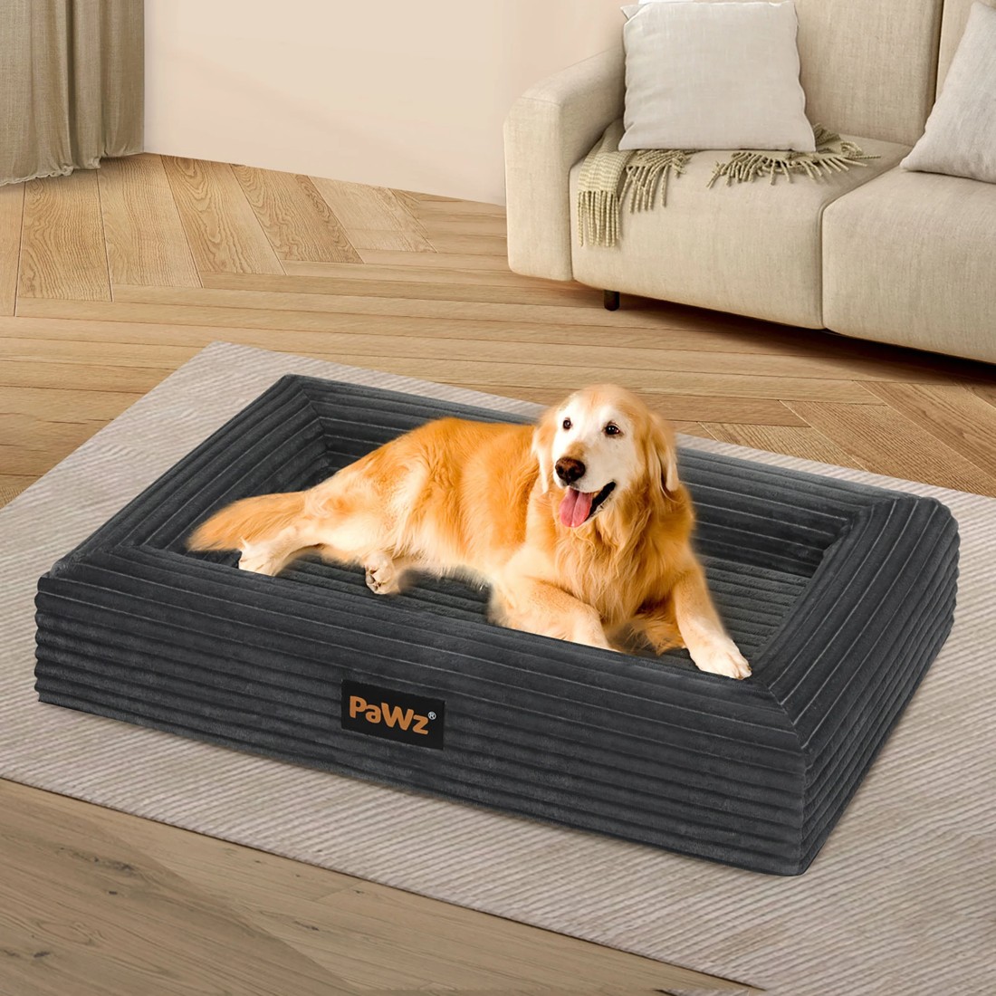 7 Pawz Corduroy Pet Bed Xxl, 7 of 7