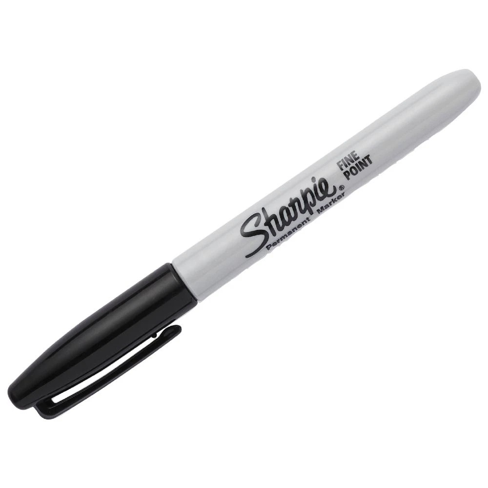3 Sharpie Fine Permanent Markers Black 24 Pack, 3 of 5