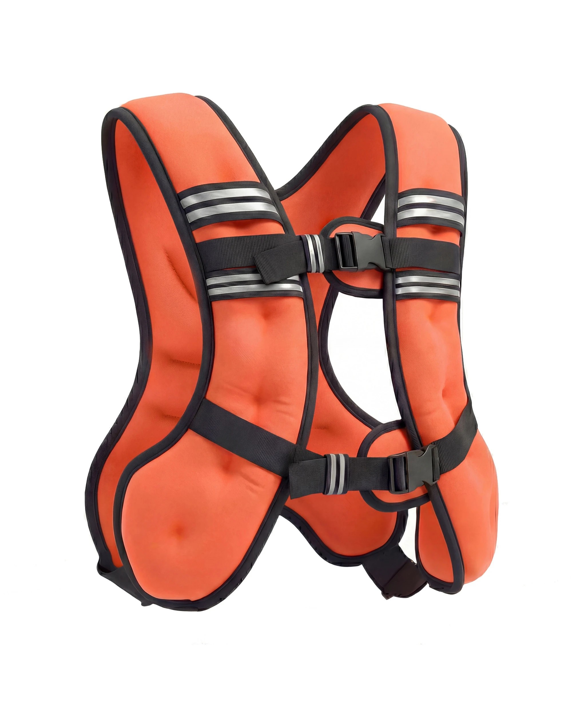 2 Advwin Adjustable 5kg Weighted Vest - Orange, 2 of 7