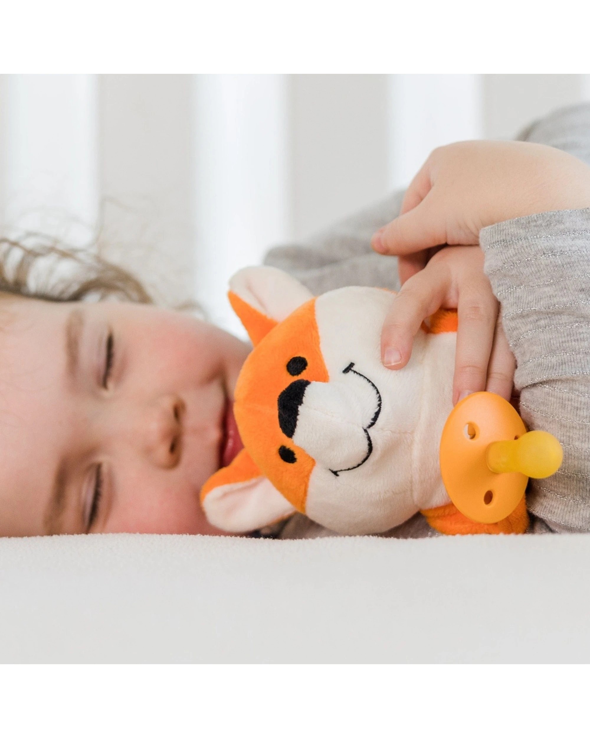 4 Sleepytot Award Winning Comforter Dummy Holder Soother For Babies Fox - Orange, 4 of 4