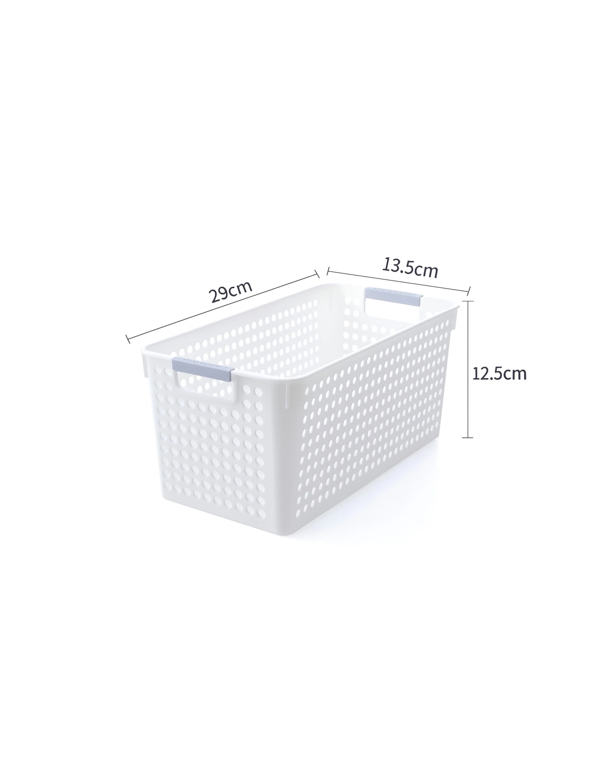 6 BR Home Premium Plastic Storage Basket with Grip Handles - 36 Pack, 6 of 7