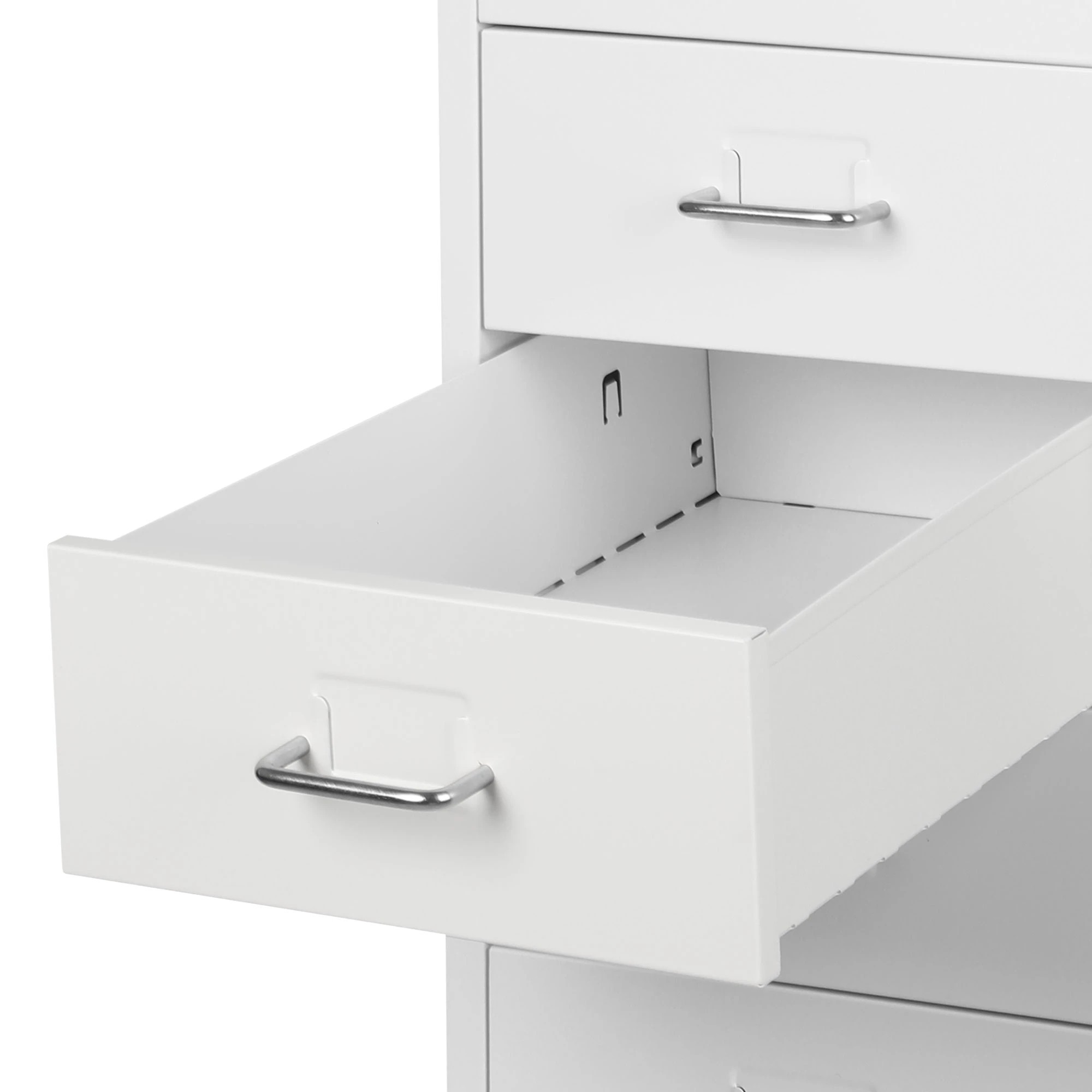 3 Levede 8 Tiers Office Drawers - White, 3 of 7