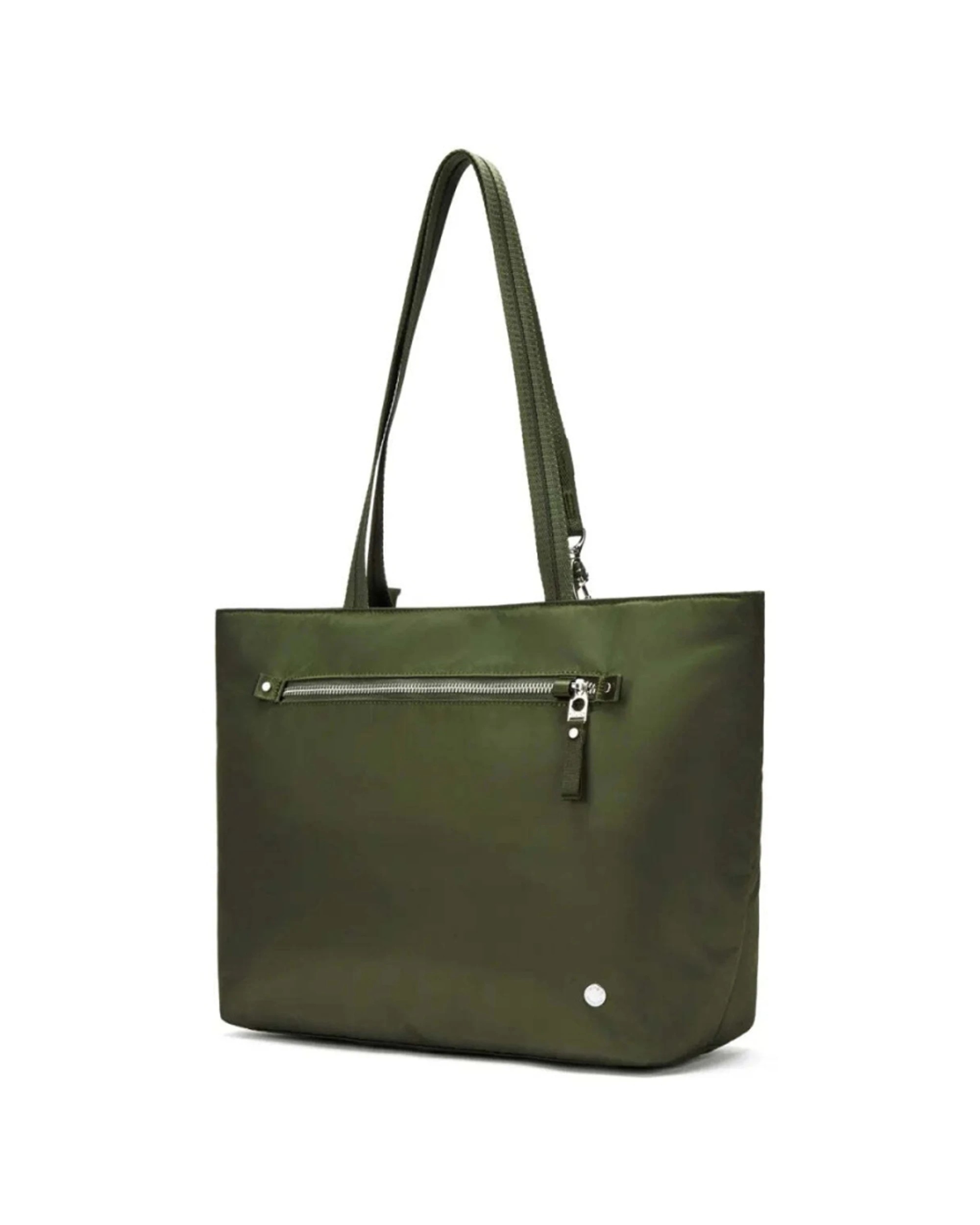 4 Pacsafe W Anti-Theft RFID Blocking Carryall 13in Laptop Tote Bag Secure Travel Bag Olive - Green, 4 of 8