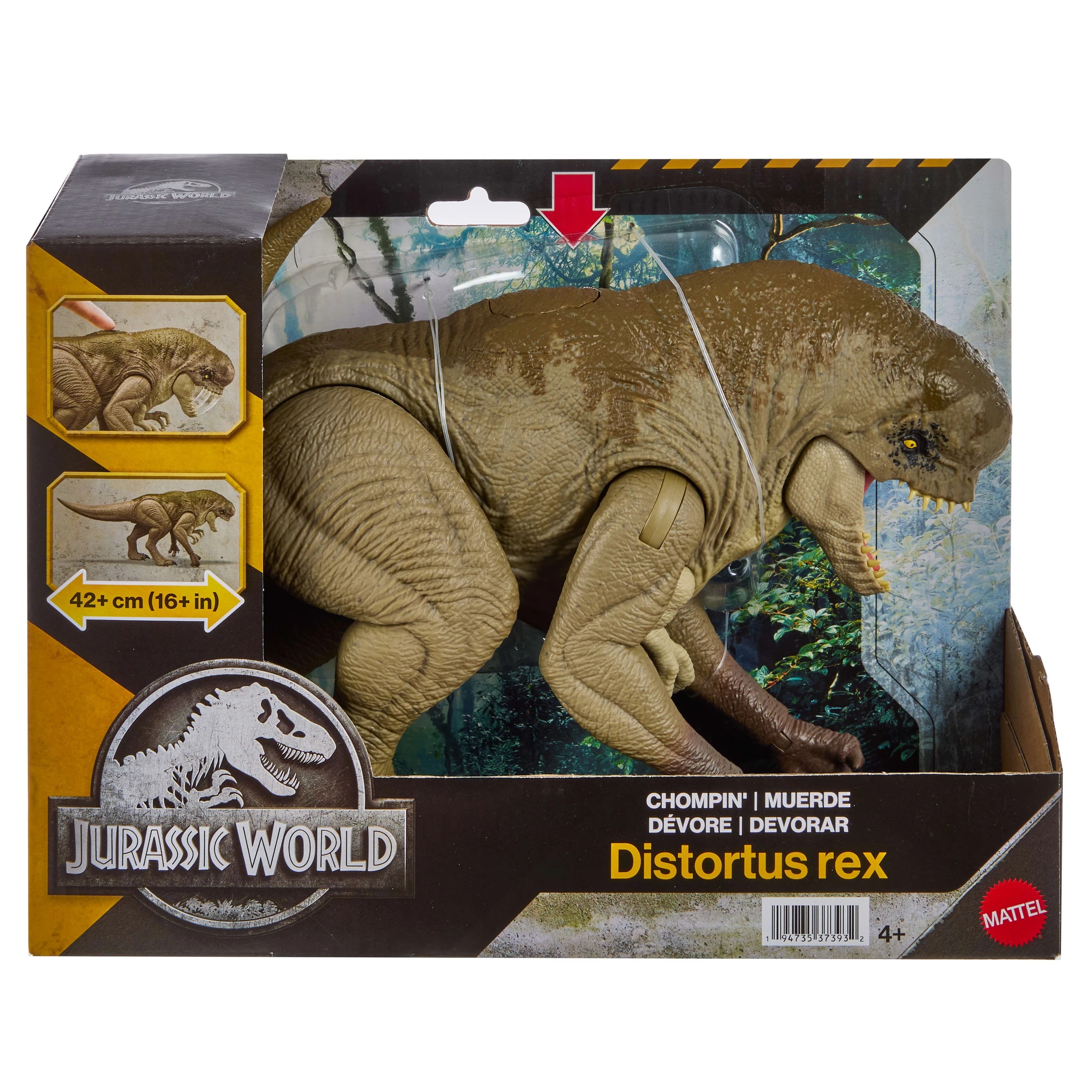 1 Jurassic World Distortus Rex Dinosaur Action Figure, 1 of 6