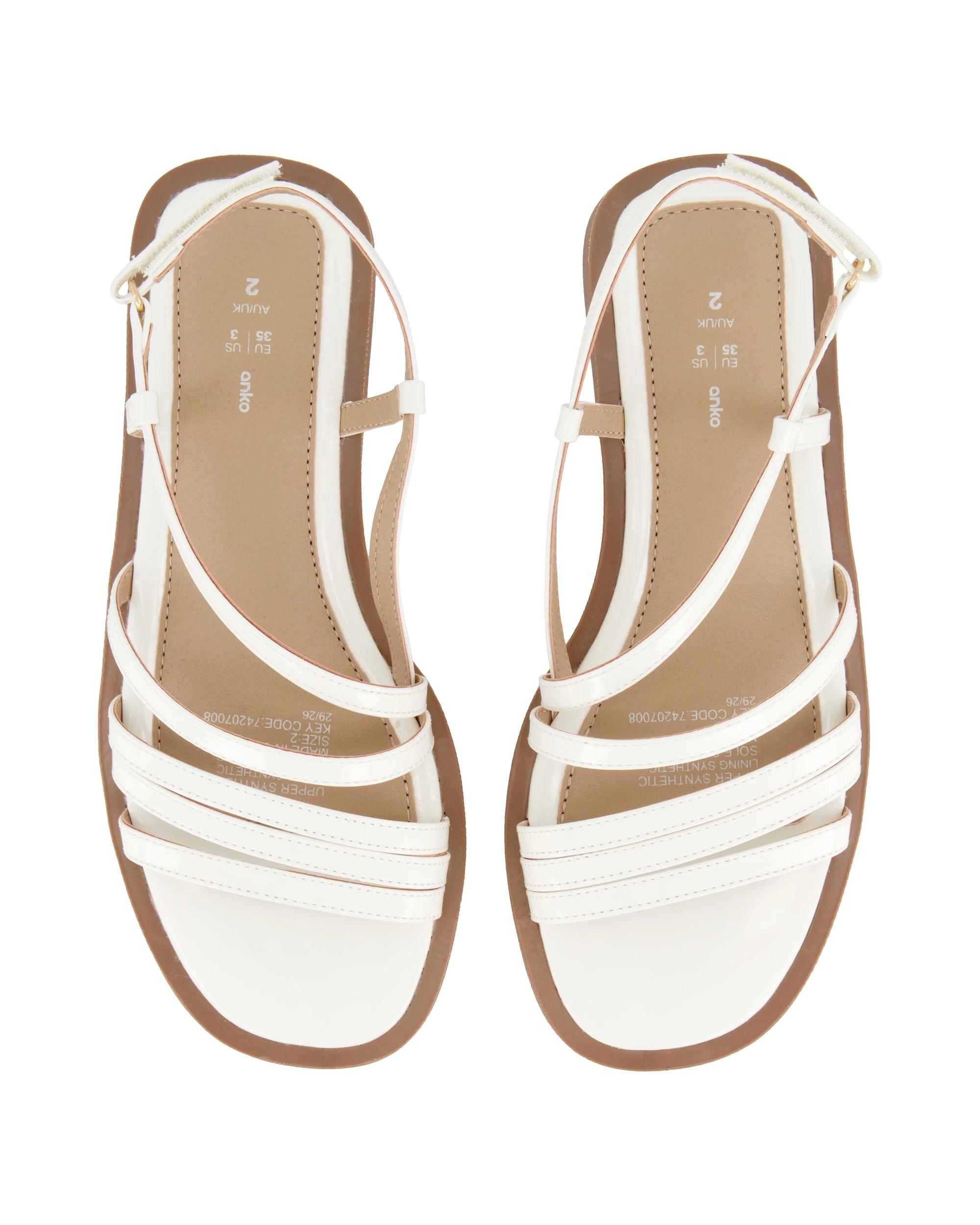 2 Senior Alice Loop Sandals White, 2 of 5