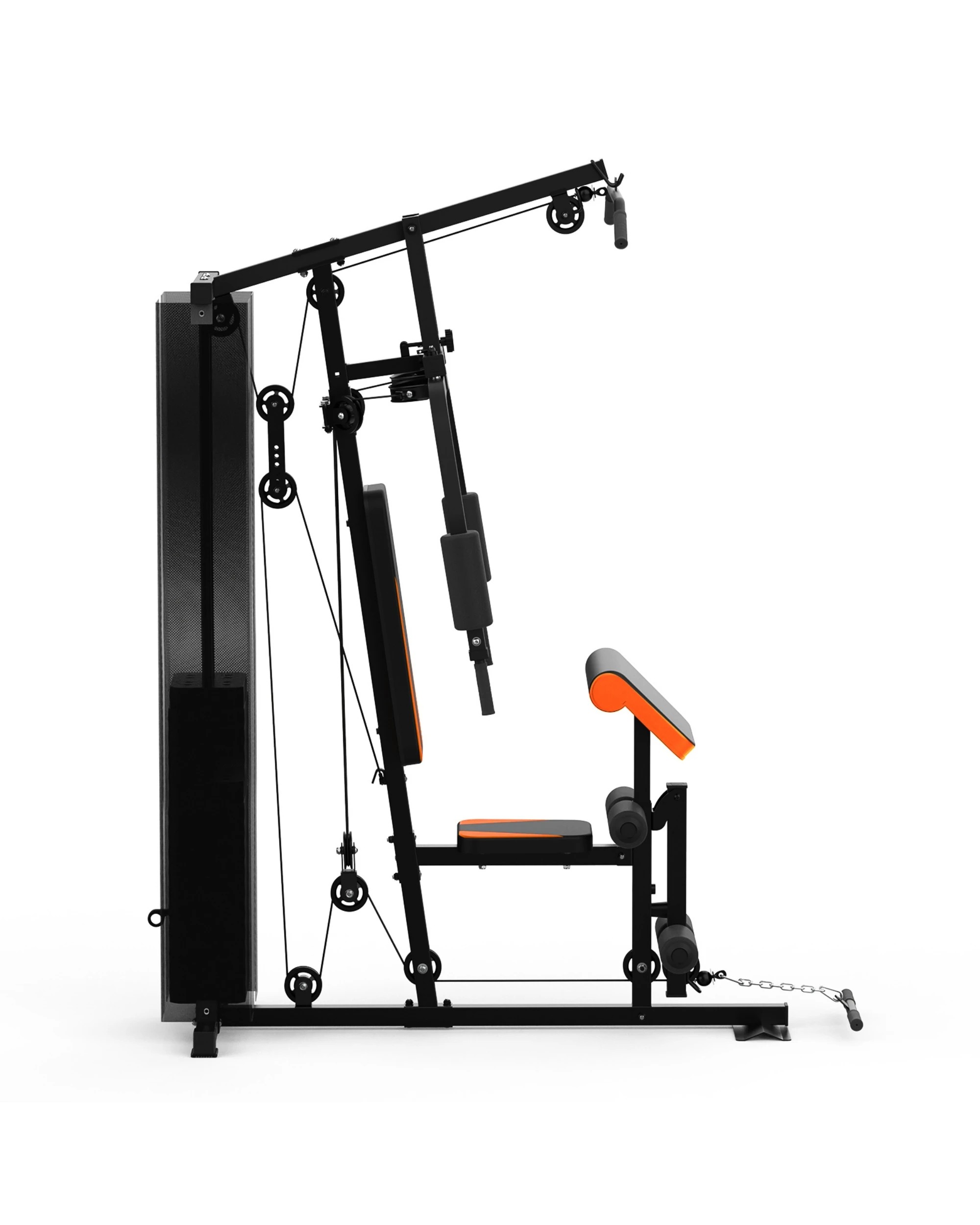 6 Advwin Home Gym, Multifunctional Workout Machine with 160LB Weight Stack - Black, 6 of 7