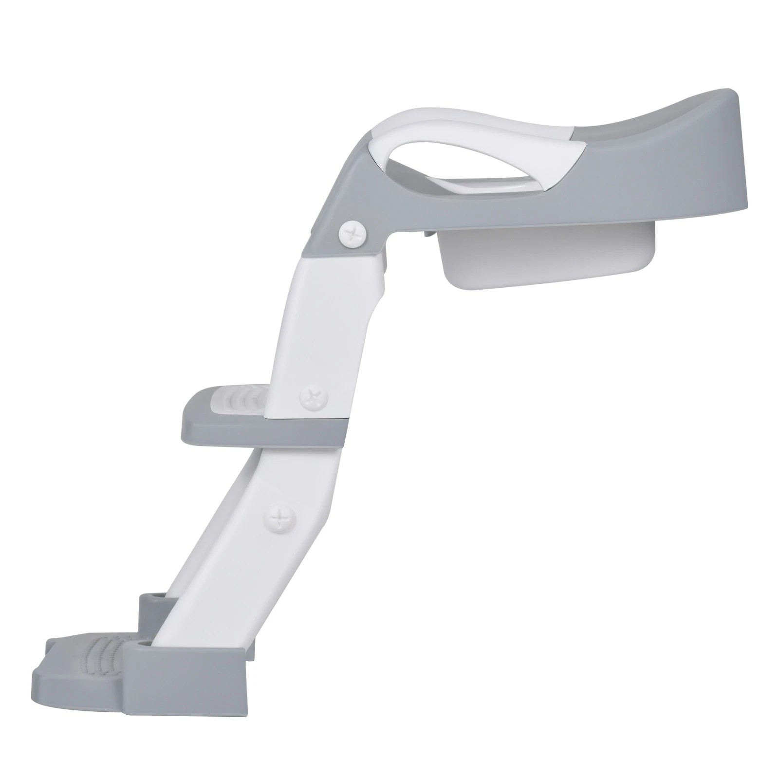 5 Advwin Foldable 2-in-1 Toddler Potty Training Seat with Stool Ladder Height Adjustable Toilet Training Seat - Grey, 5 of 10