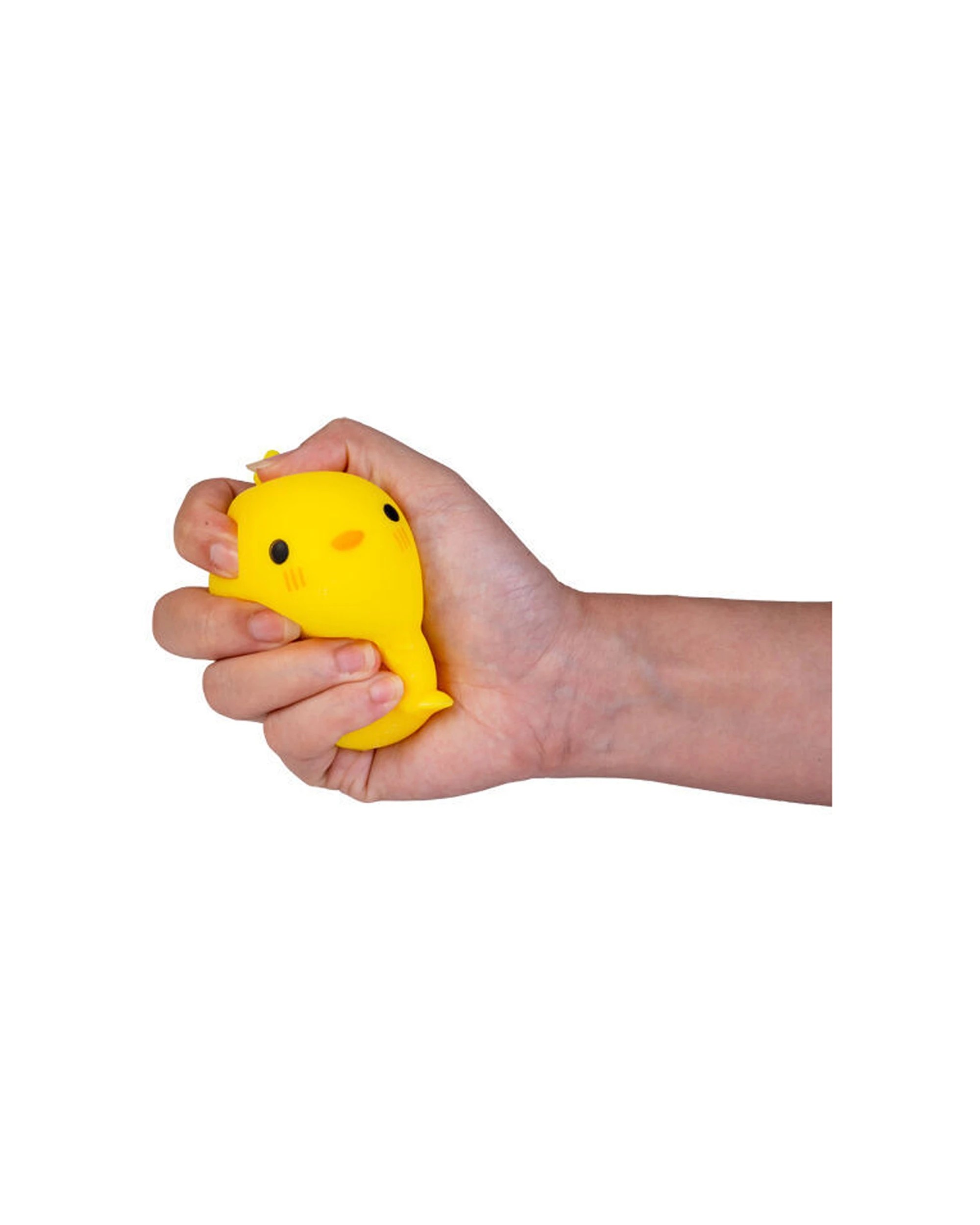 3 Smooshos 6PK Baby Chicken Squishy Ball Childrens Toy Stress Relief Set 6.1x5.4x7cm - Yellow, 3 of 5