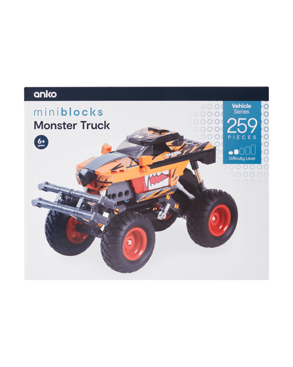 259 Piece Mini Blocks Vehicle Series: Monster Truck