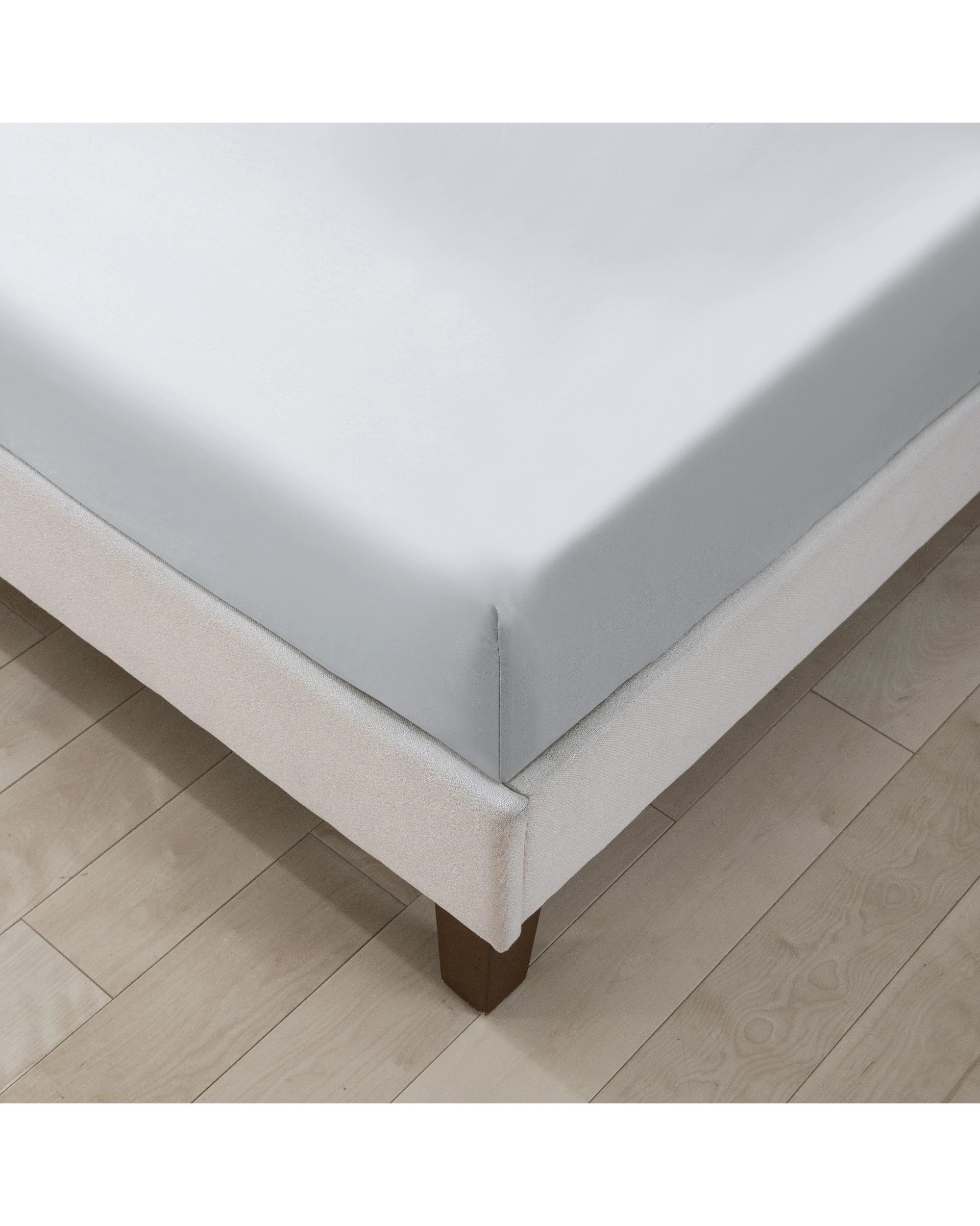 7 ESSN 500TC Cotton Sateen Fitted Sheet Set - King Bed - Silver, 7 of 9