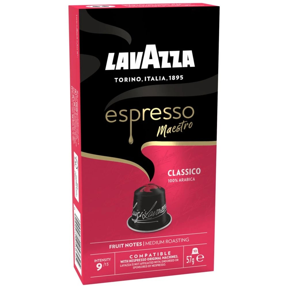 1 Lavazza Nespresso Compatible Coffee Capsule Classico 10 Pack, 1 of 2