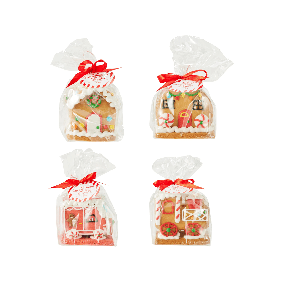 1 Mini Gingerbread House Cookies 120g - Assorted, 1 of 4