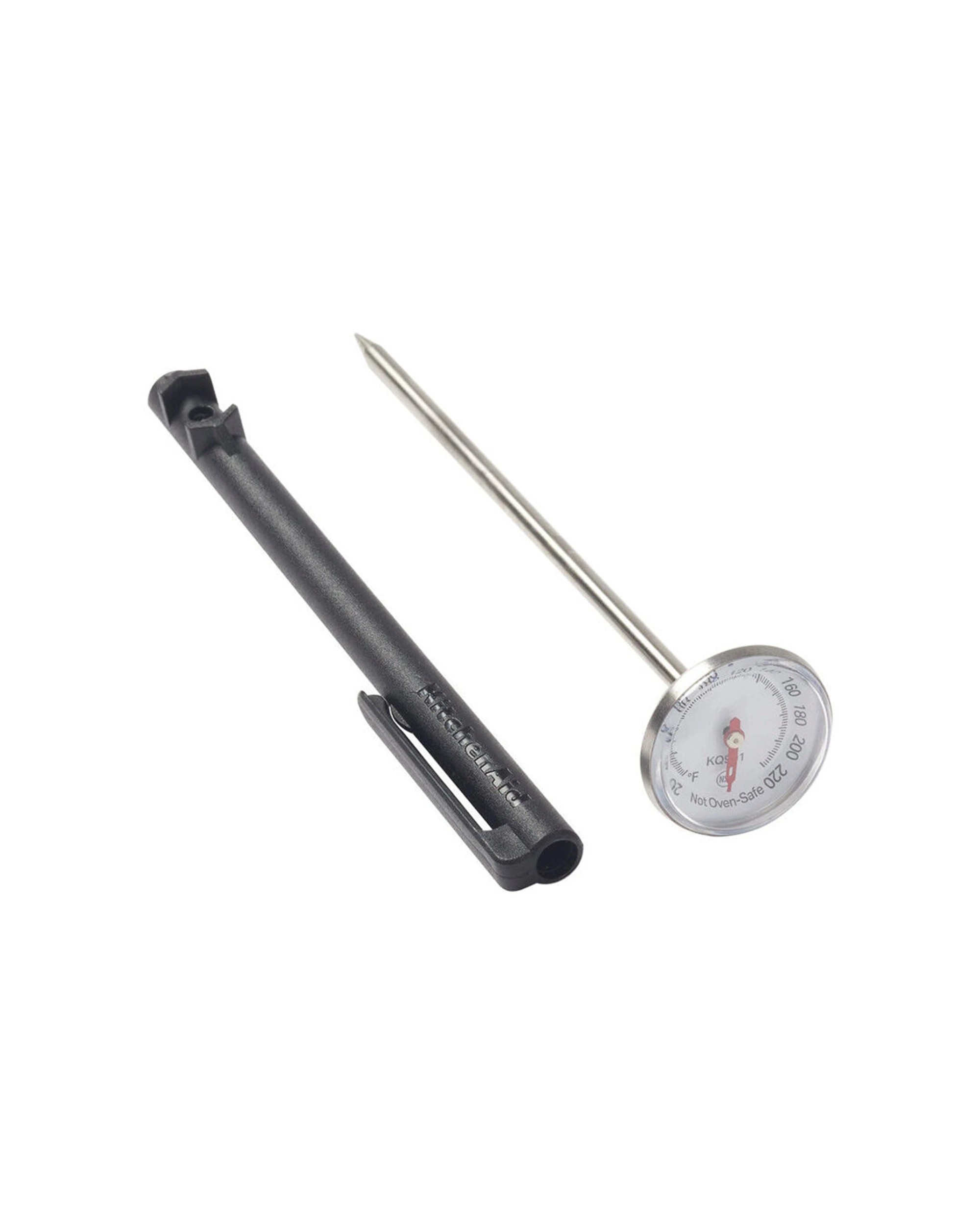 2 KitchenAid 2PK Instant Read Cooking Thermometer Stainless Steel 14.5cm Plastic Kitchen Tool - Silver, 2 of 6
