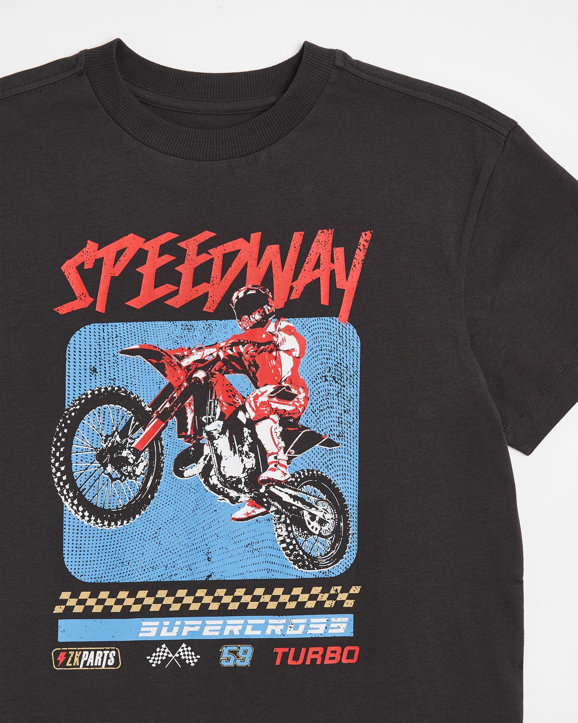 5 Target Australian Cotton Print T-shirt CHARCOAL, 5 of 5